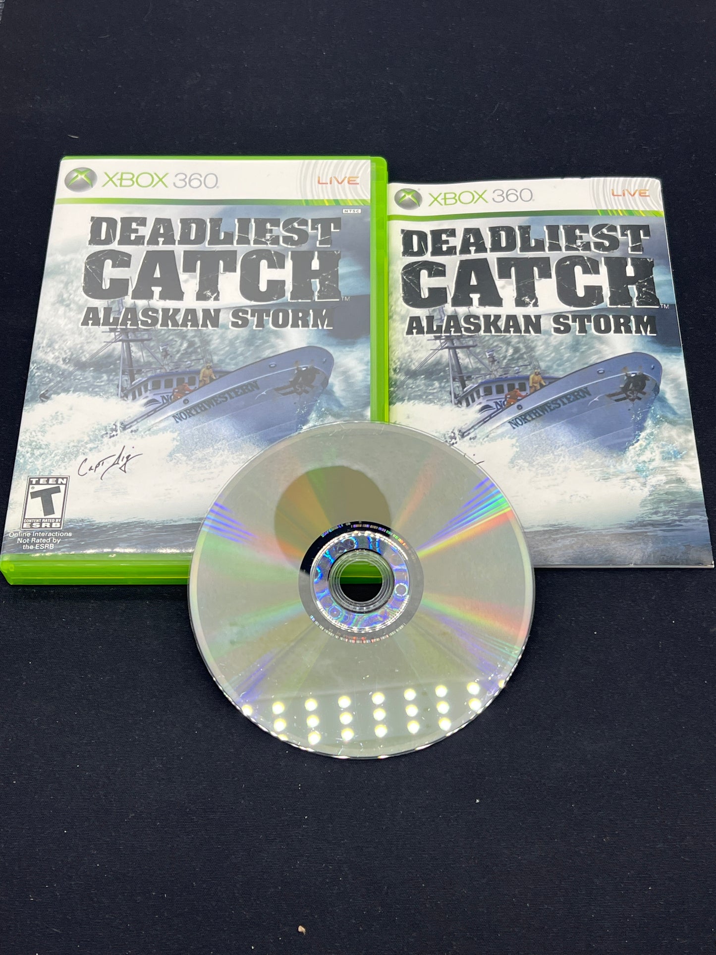 Auction Lot 49: XBox360 Video Game Deadliest Catch Alaskan Storm CIB