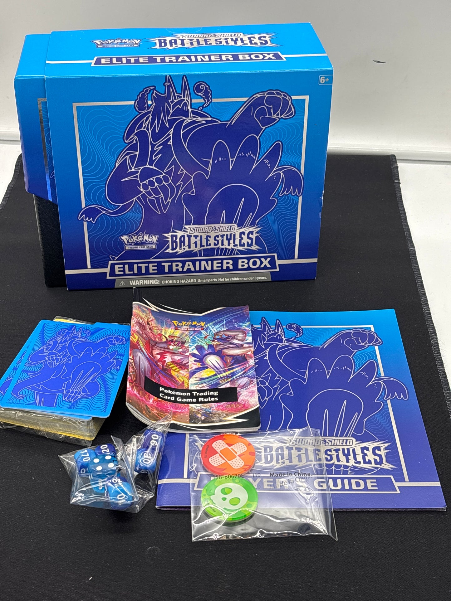 Auction Lot 288: Pokemon Battle Styles Elite Trainer Box & Accessories