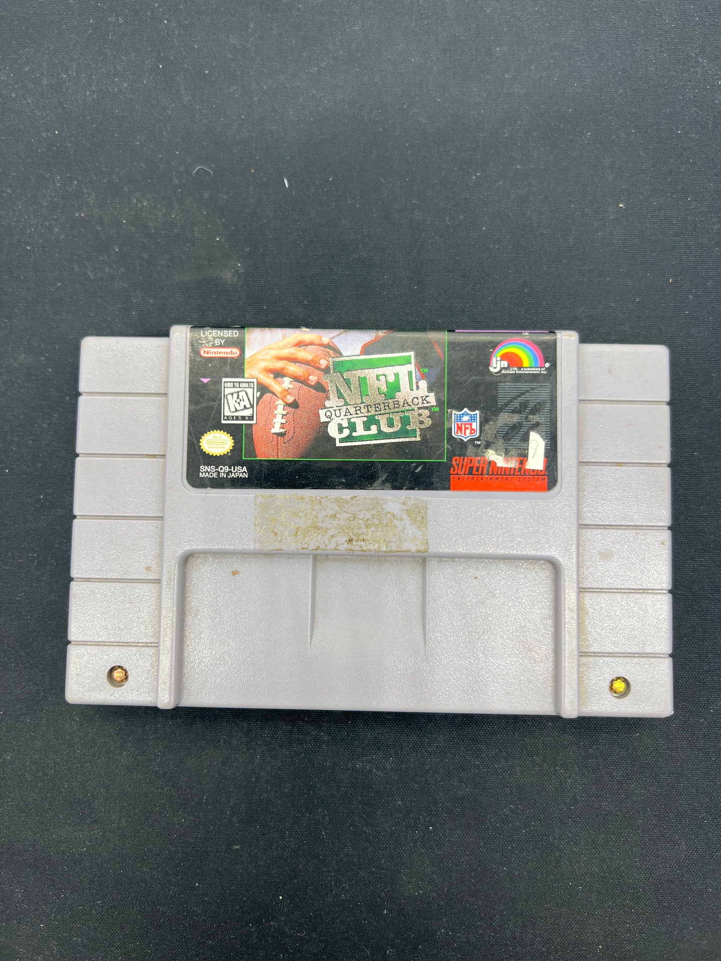 Auction Lot 327: Nintendo SNES Video Game Loose NFL Quarterback Club
