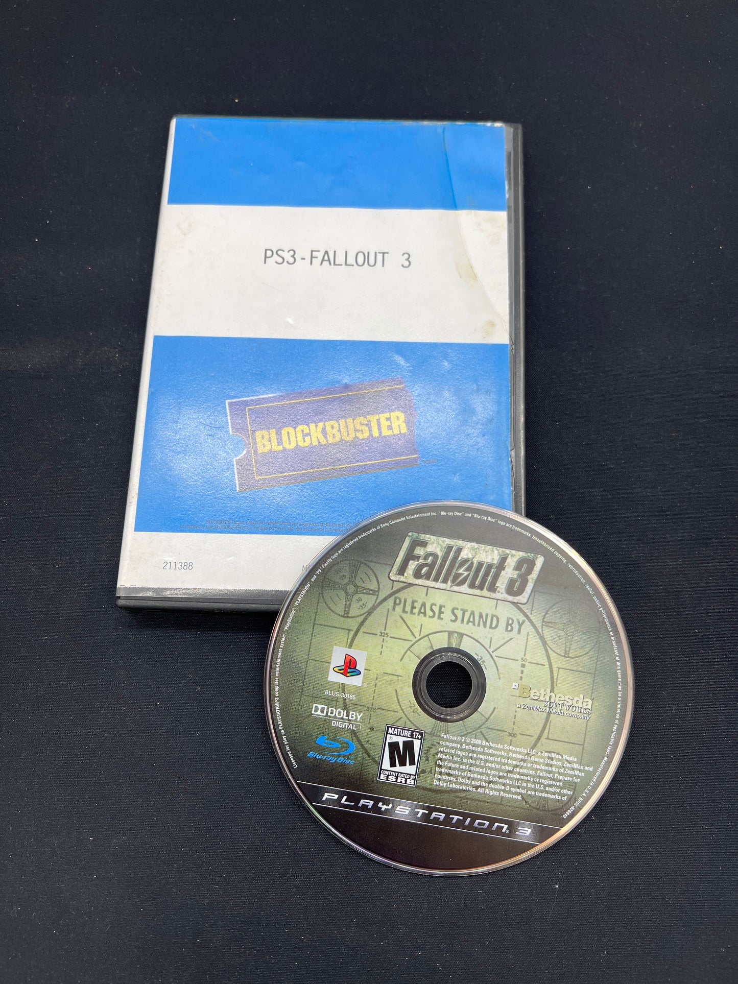 Auction Lot 191: Playstation3 Fallout 3 Disc & Case