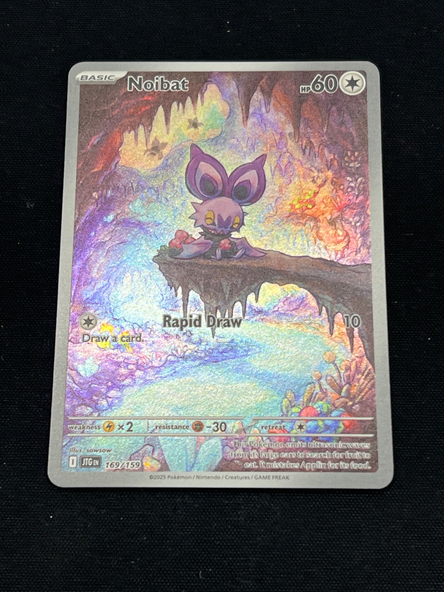 Auction Lot 64: Pokemon Cards Noibat Illustration Rare Condition Vary