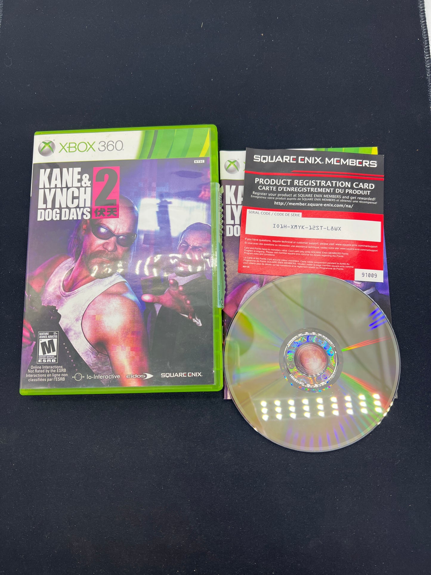 Auction Lot 94: XBOX 360 Kane & Lynch Dog Days 2 CIB