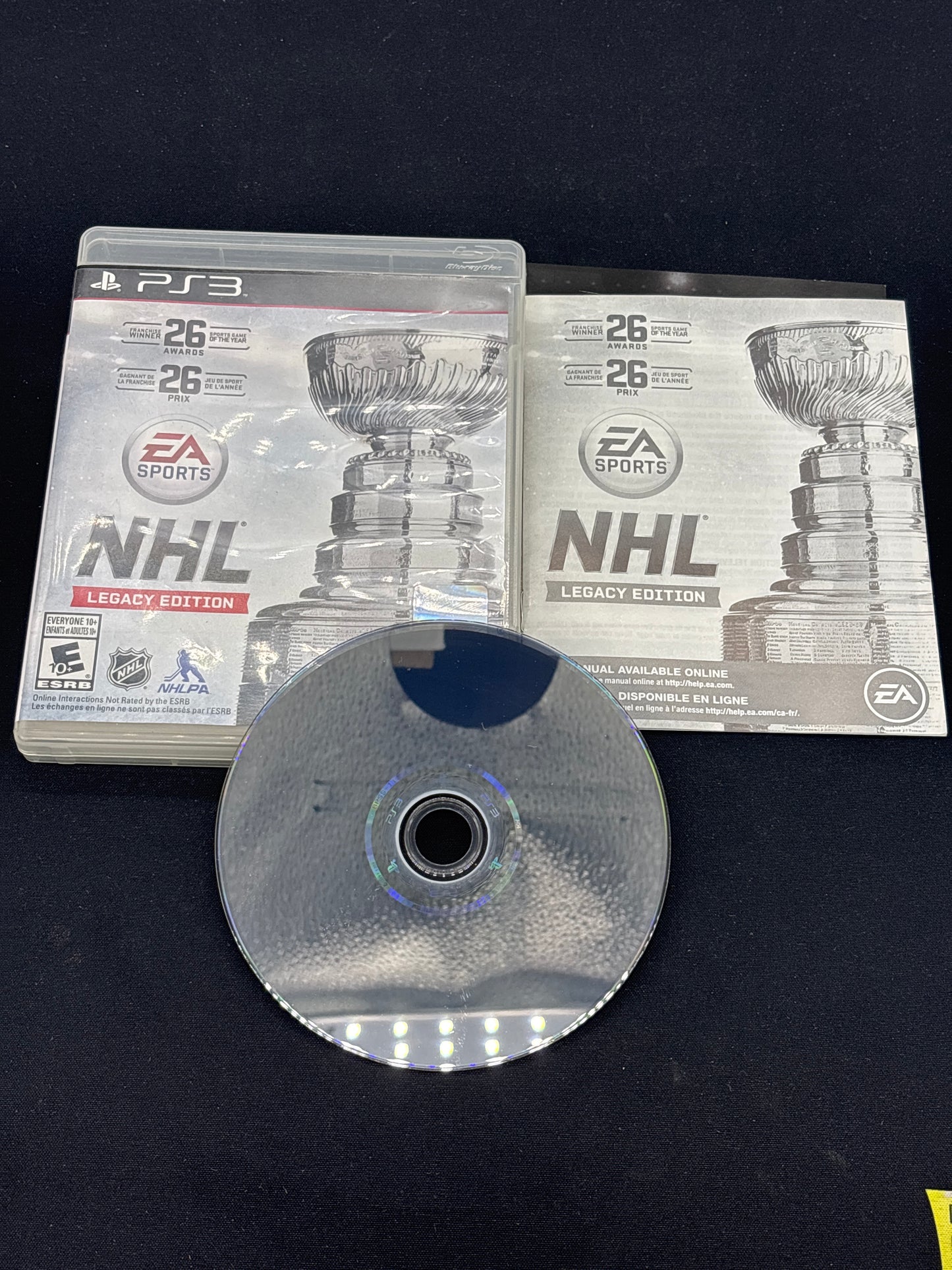 Auction Lot 316: NHL Legacy Edition Video Game PlayStation 3 CIB