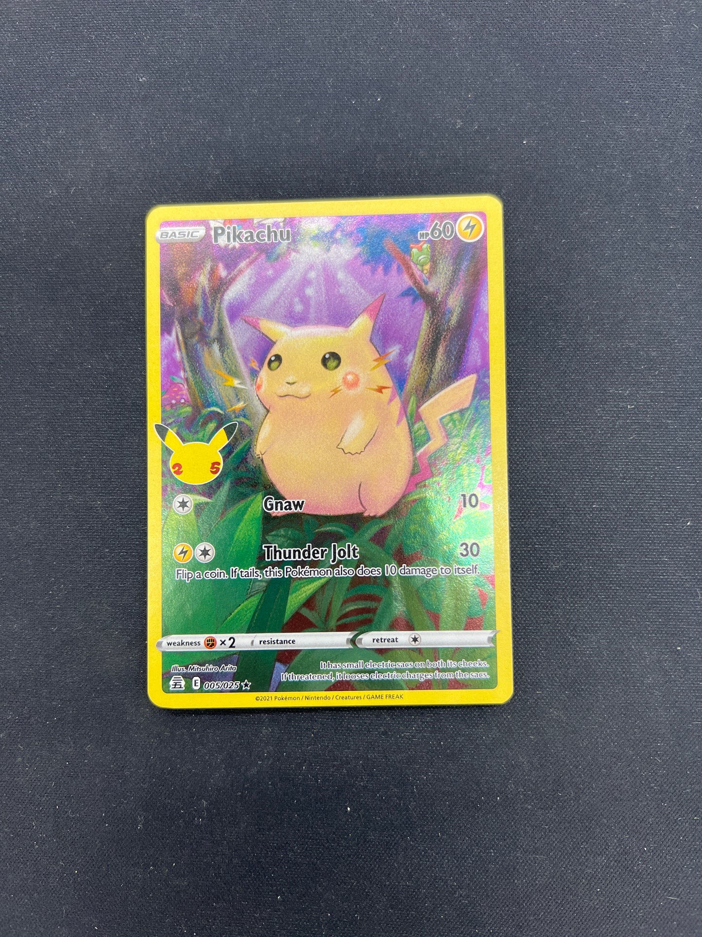 Auction Lot 423: Pokemon Cards Pikachu Celebrations Full Art Conditions Vary
