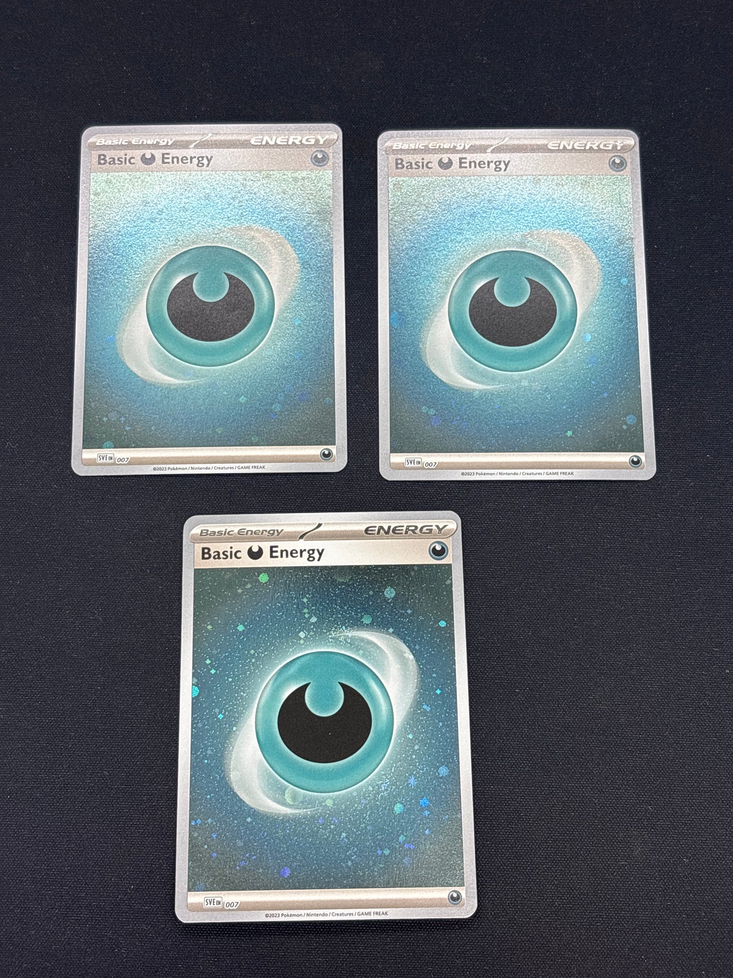 Auction Lot 60: Pokemon Dark Holo Energy Card Lot Conditions Vary