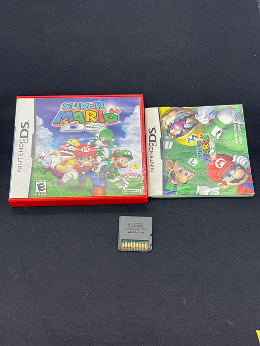 Auction Lot 313: Super Mario 64 Fire Video Game Nintendo DS CIB