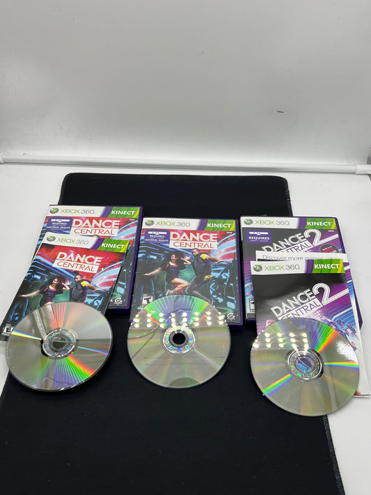 Auction Lot 183: XBOX 360 Dance Central Kinect Lot