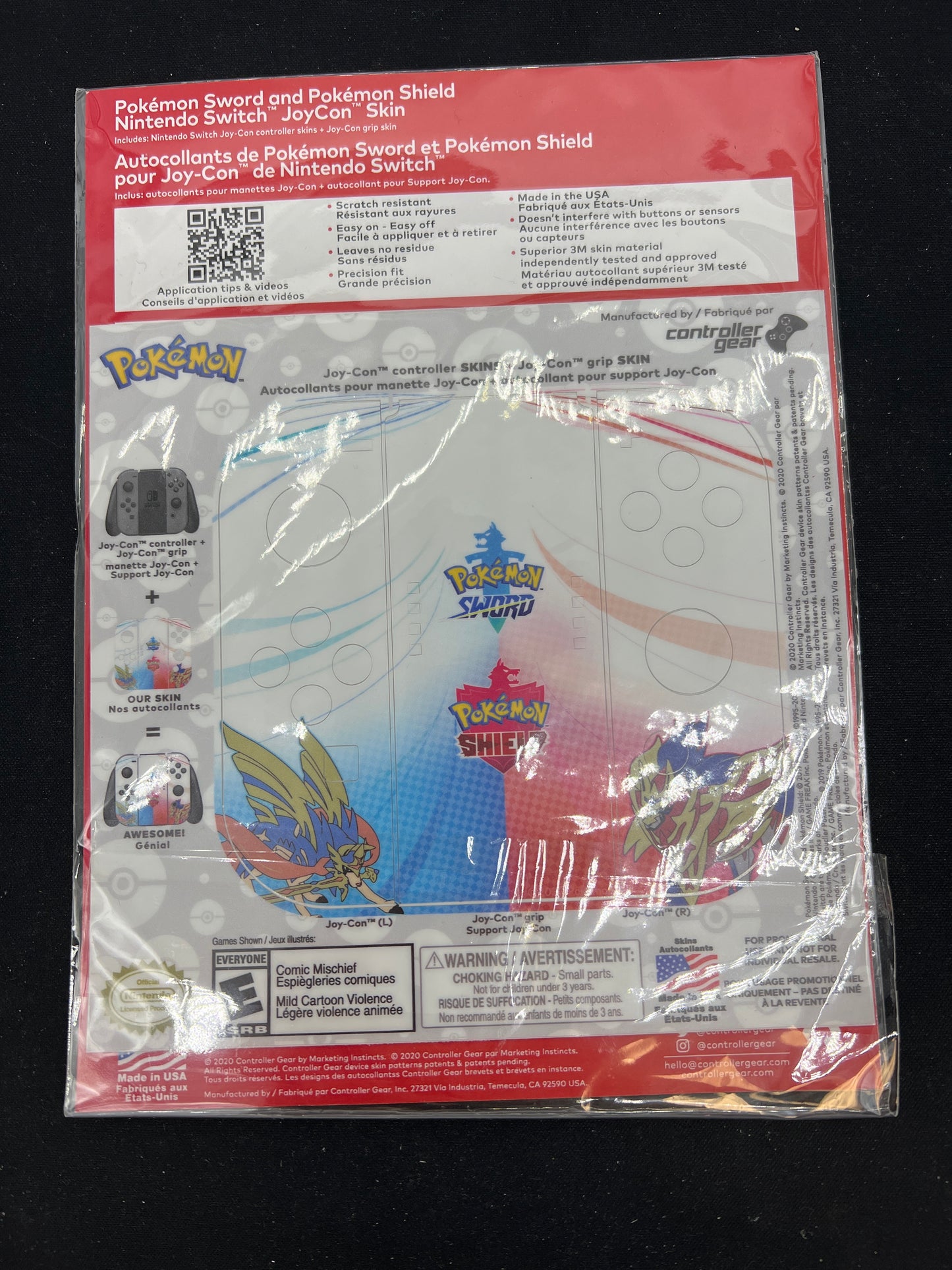 Auction Lot 239: Pokemon Themed Nintendo Switch Controller Skin