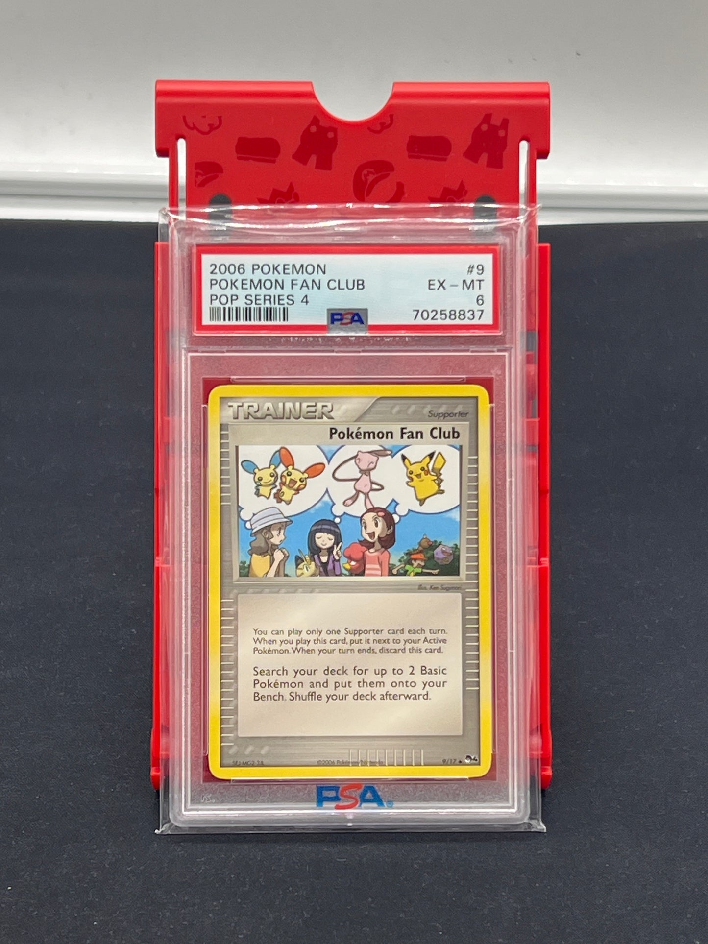 Auction Lot 125: PSA Graded 6 Pokemon Fan Club Trainer