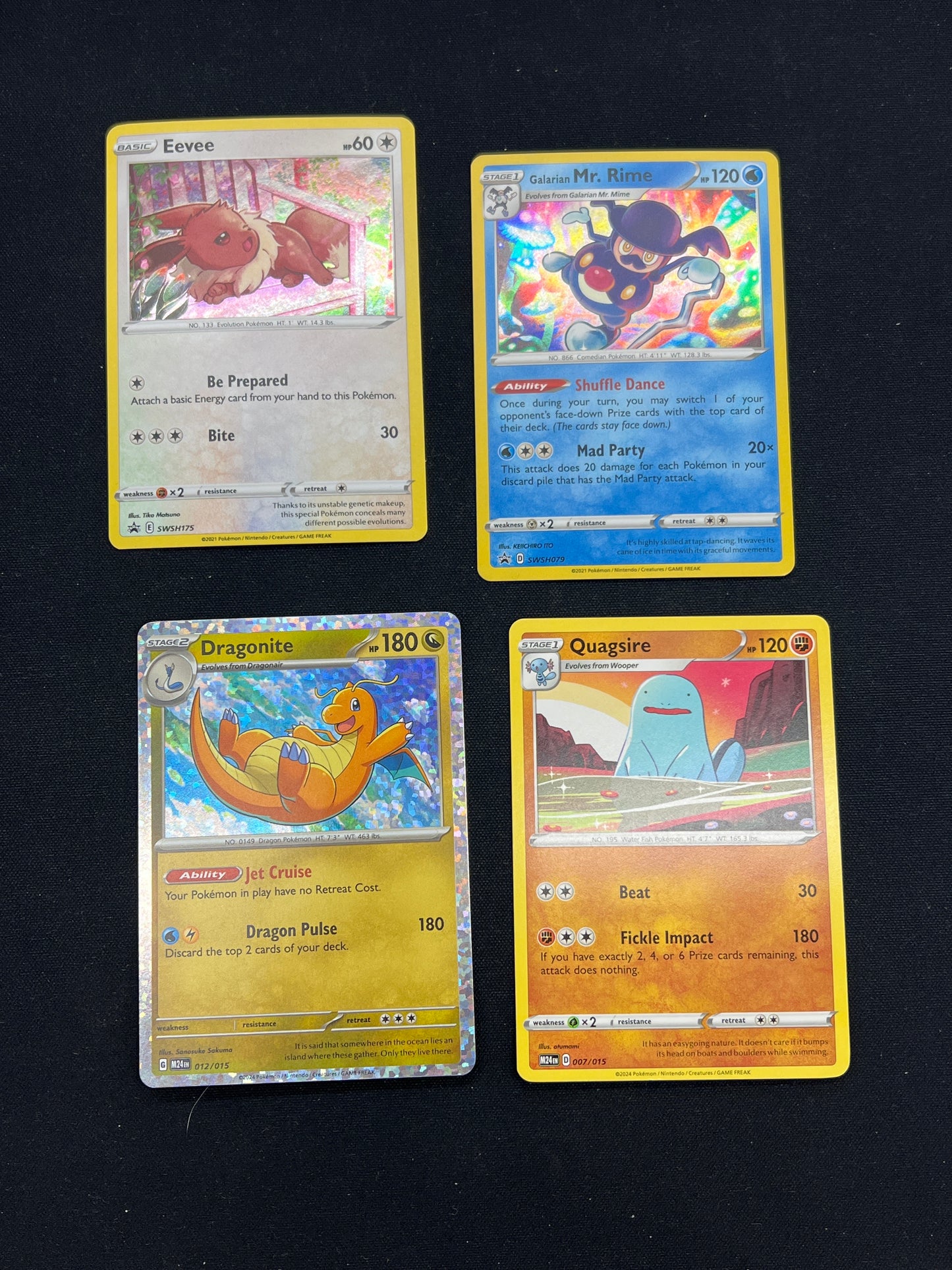 Auction Lot 156: Pokemon Cards Lot of 4 Assorted Promo Holos Conditions Vary