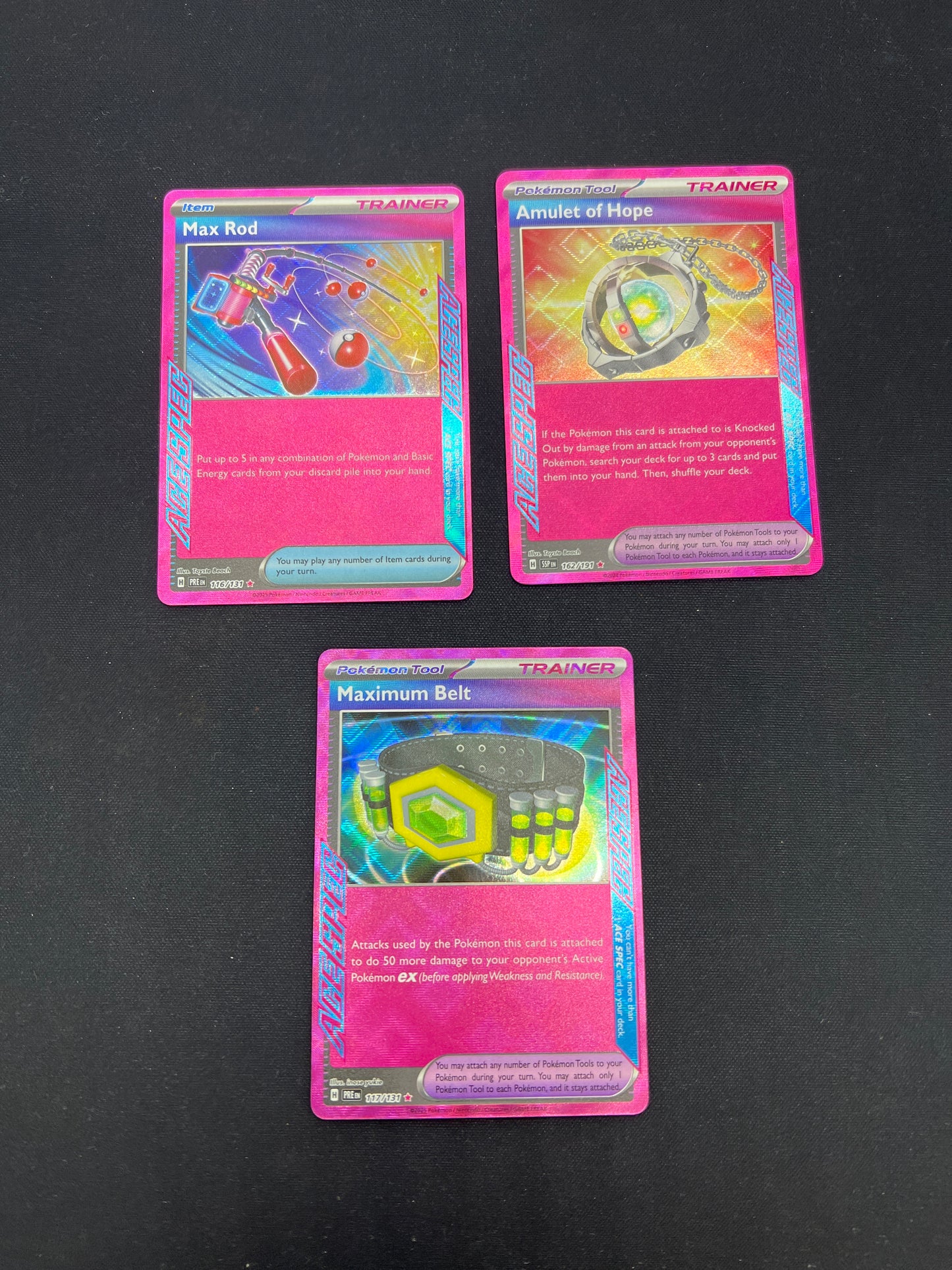 Auction Lot 327: Pokemon Cards Lot of 3 Assorted ACE Spec Conditions Vary