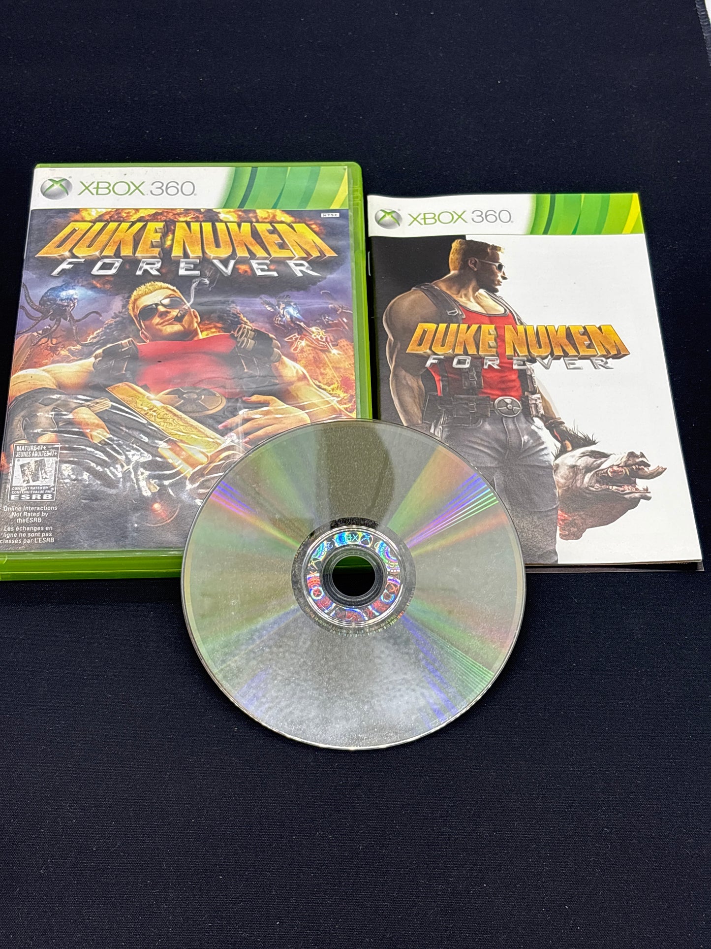 Auction Lot 145: XBOX 360 Duke Nukem Forever With Case & Disc