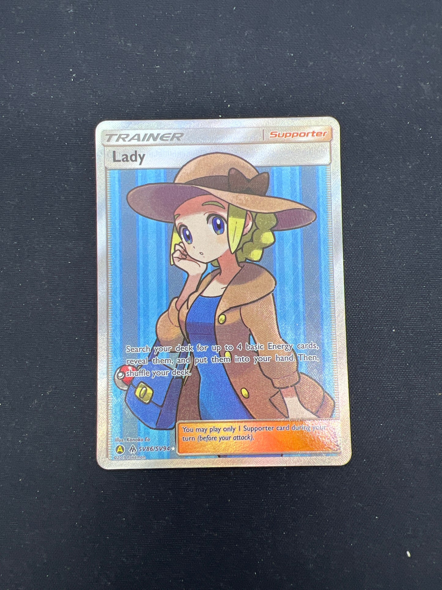 Auction Lot 299: Pokemon Cards Lady Full Art SV86 Hidden Fates Condition Vary
