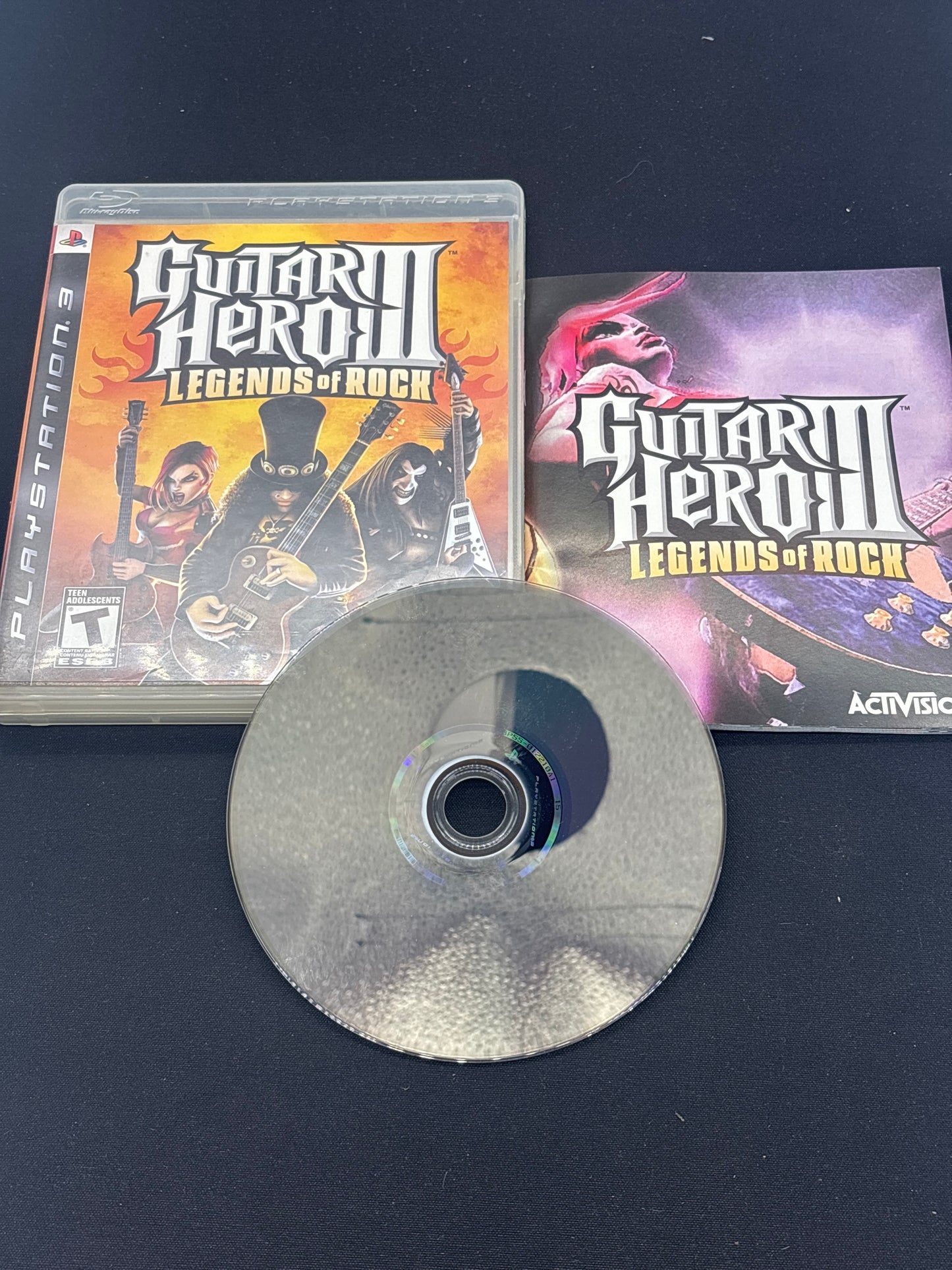 Auction Lot 83: PlayStation 3 Guitar Hero 3 Legends of Rock With Case & Disc