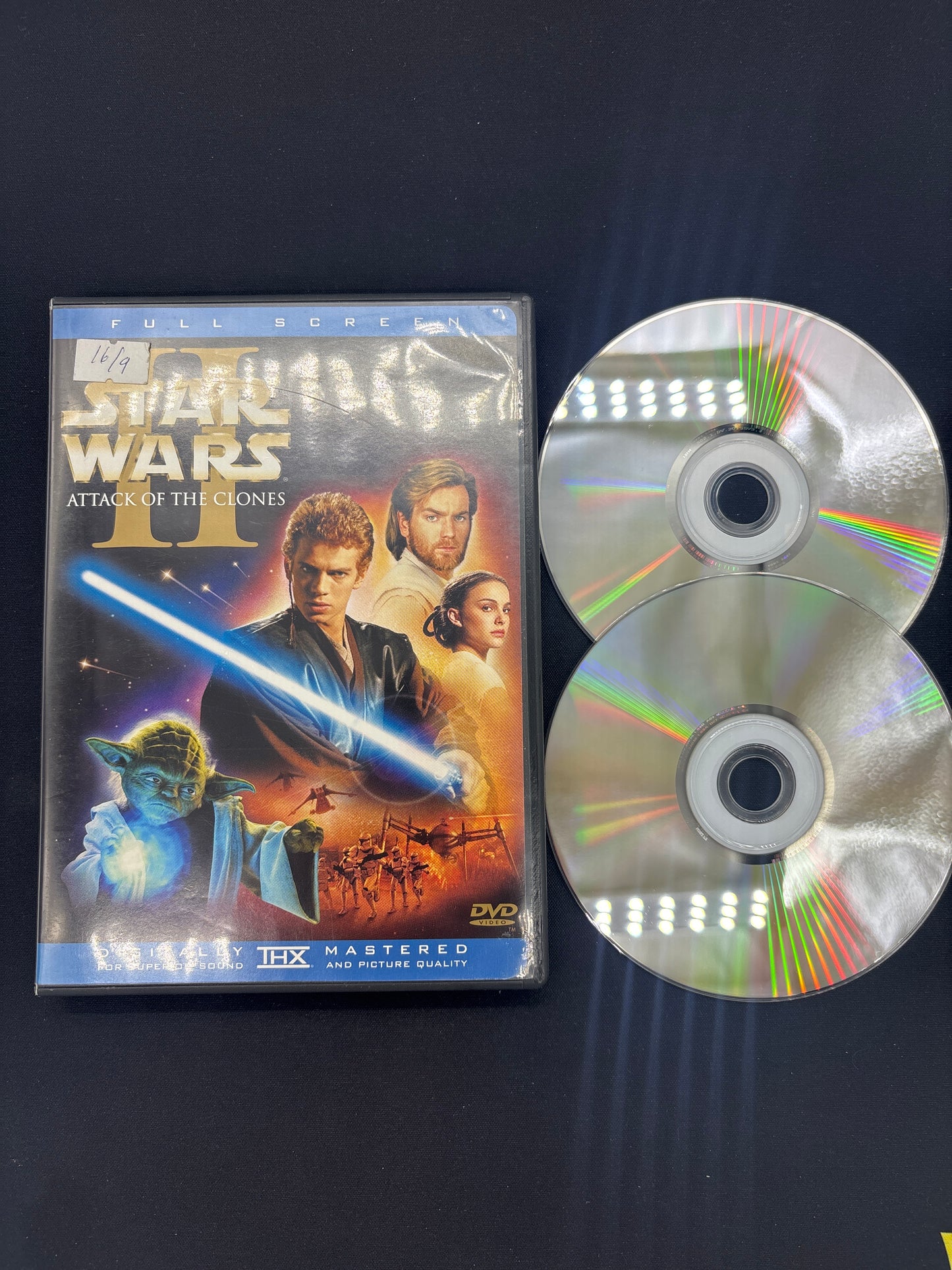 Auction Lot 410: Star Wars Episode 2 and 3 Full Screen DVD two Disc