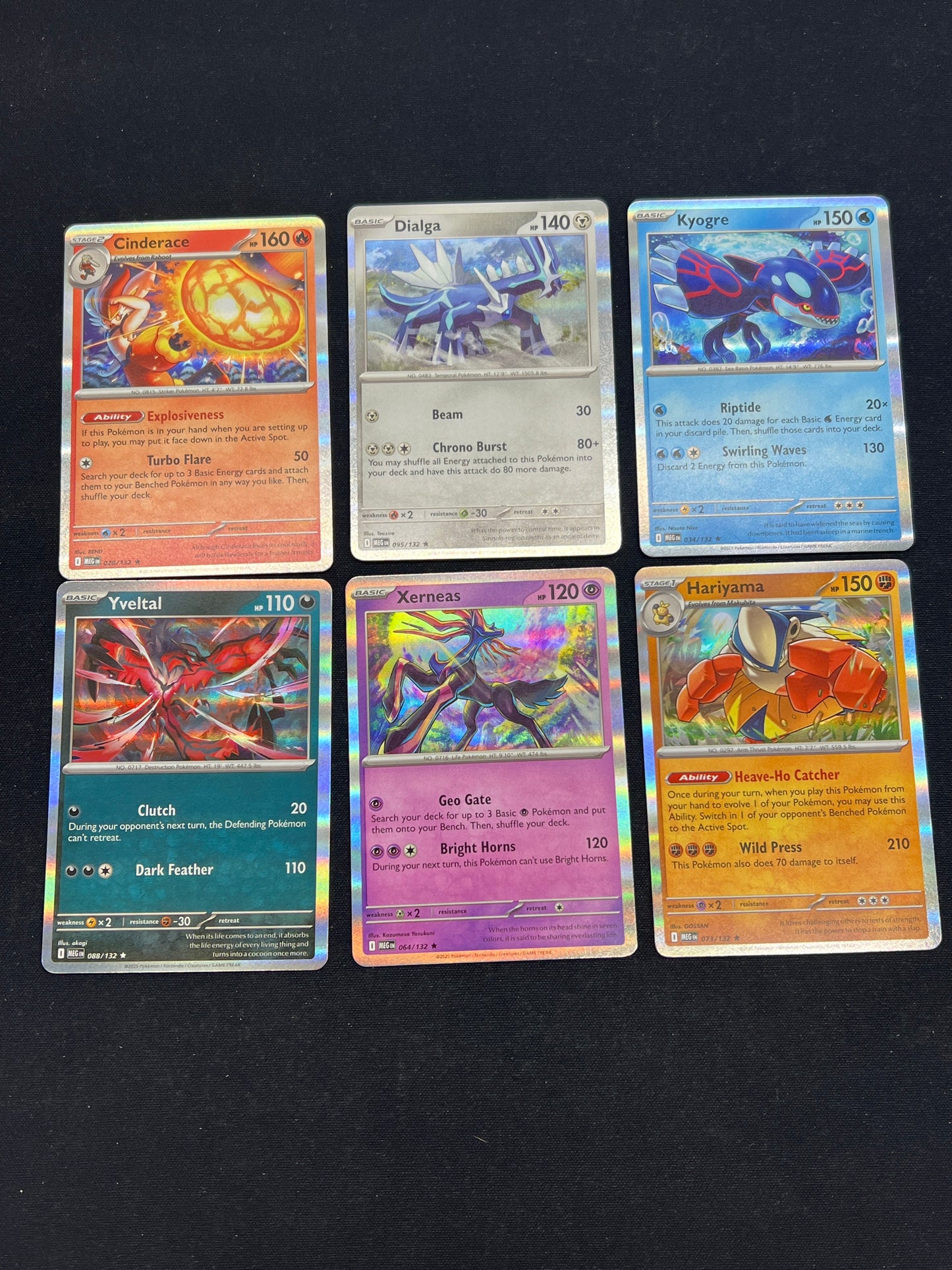 Auction Lot 304: Pokemon Cards Mega Evolutions Holo Rare Lot Conditions Vary