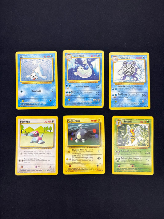 Auction Lot 31: Pokemon Base Set Card Lot 3 Conditions Vary