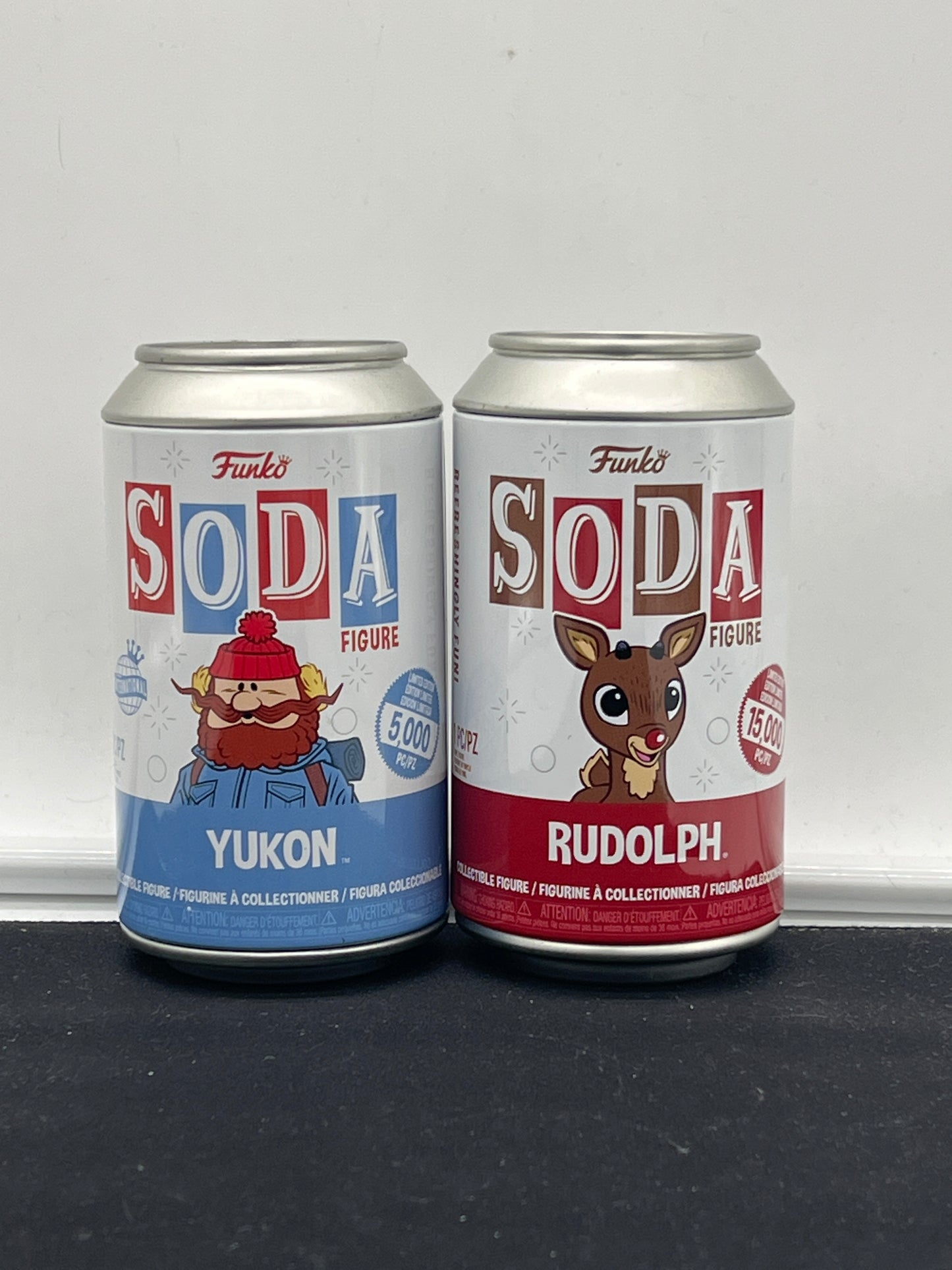 Auction Lot 60: Funko Soda Figures Yukon Rudolph Lot of 2