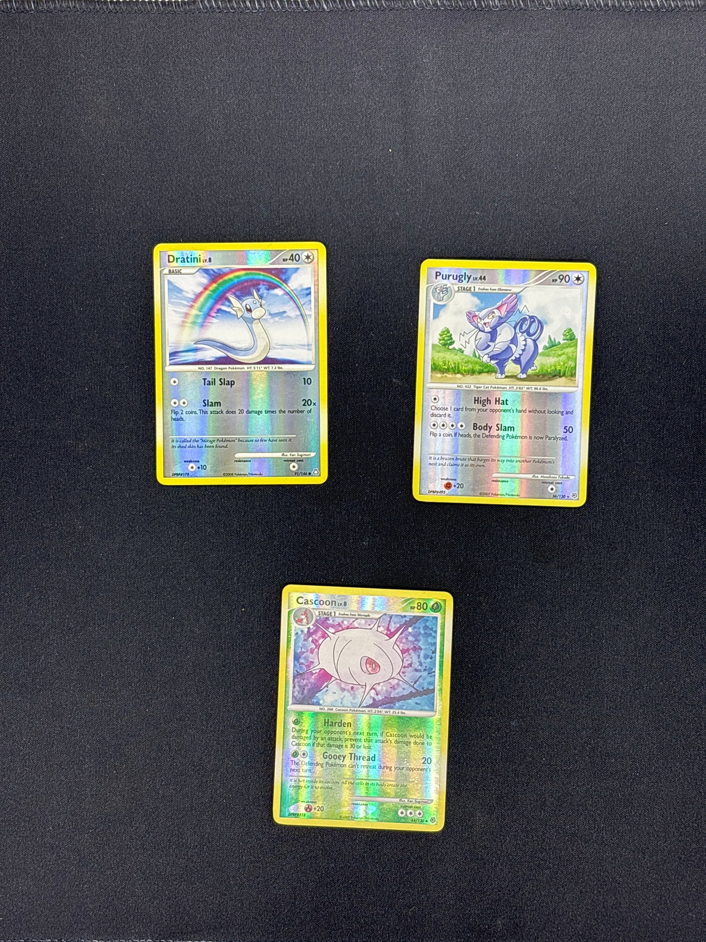 Auction Lot 55: Pokemon EX Era Reverse Foil Cards Lot 3 Conditions Vary