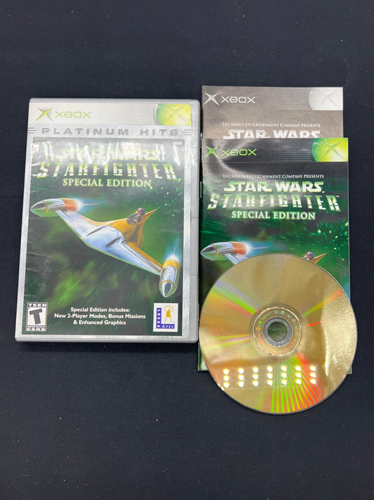 Auction Lot 308: XBOX Star Wars Starfighter Special Edition CIB