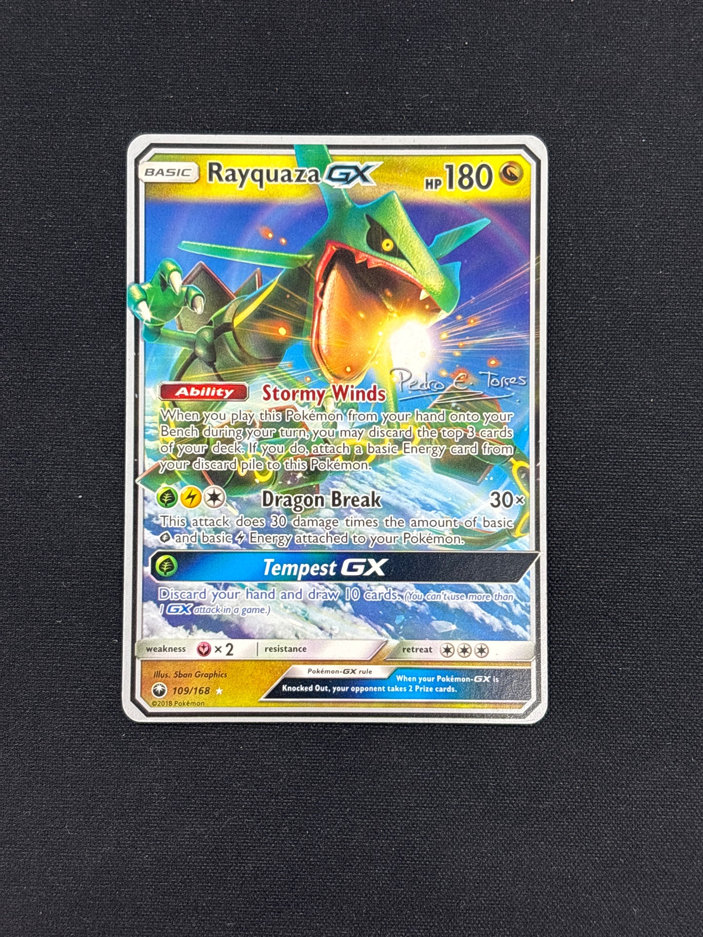 Auction Lot 96: Pokemon Card Rayquaza World Championship 2018 Conditions Vary