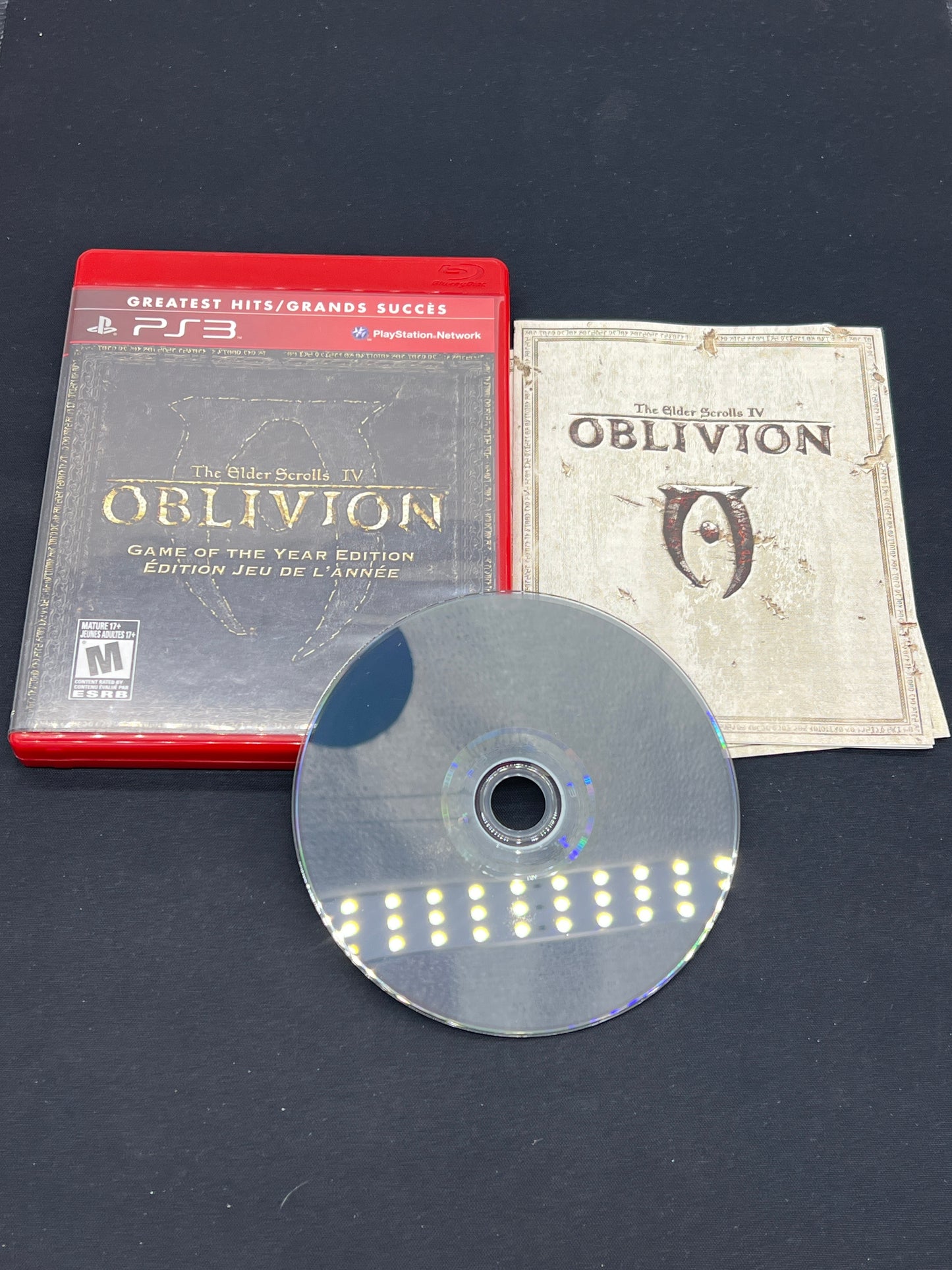 Auction Lot 188: PS3 The Elder Scrolls IV Oblivion GOTY Edition CIB