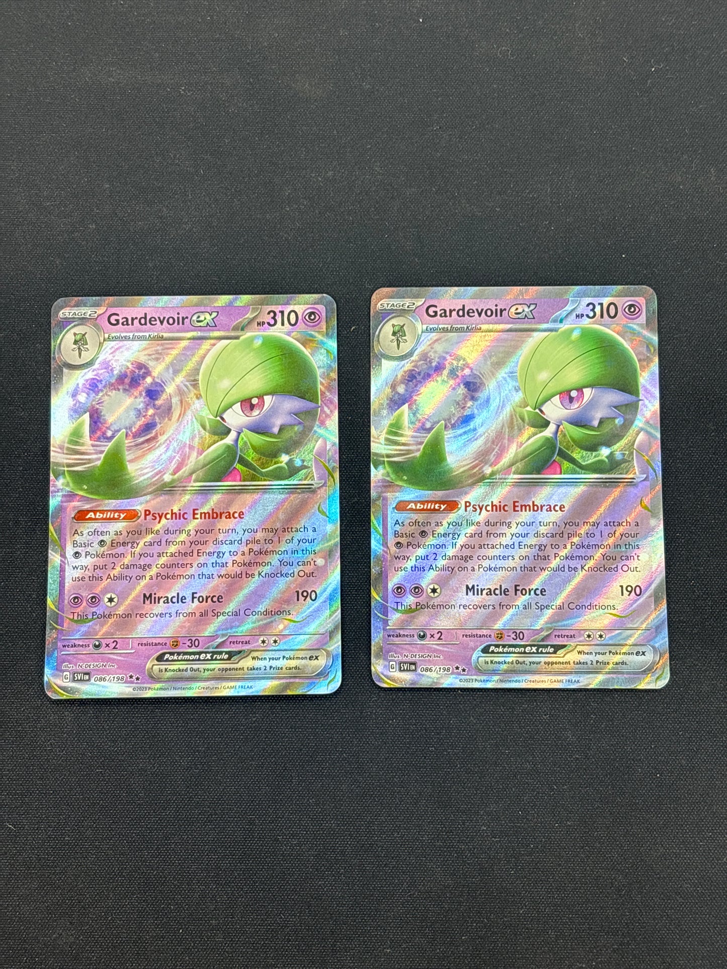Auction Lot 225: Gardevoir EX Card Lot Conditions Vary