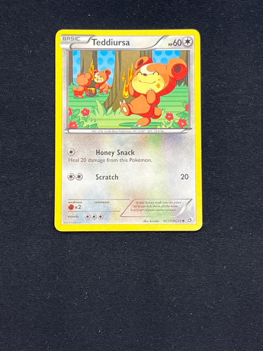 Auction Lot 9: Pokémon Cards Teddiursa RC15 Legendary Treasures Conditions Vary