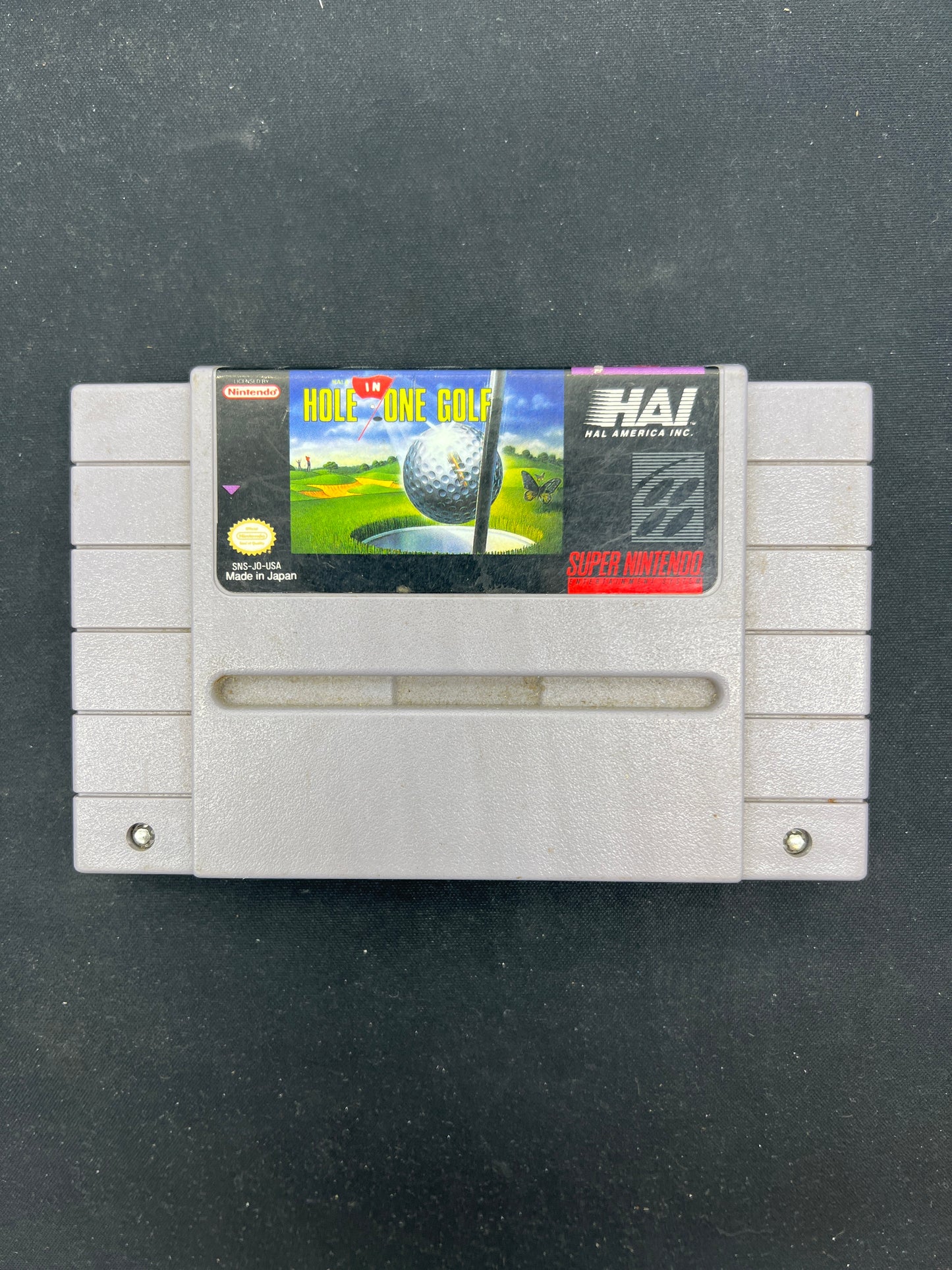 Auction Lot 326: Nintendo SNES Video Game Loose Hold in One Golf