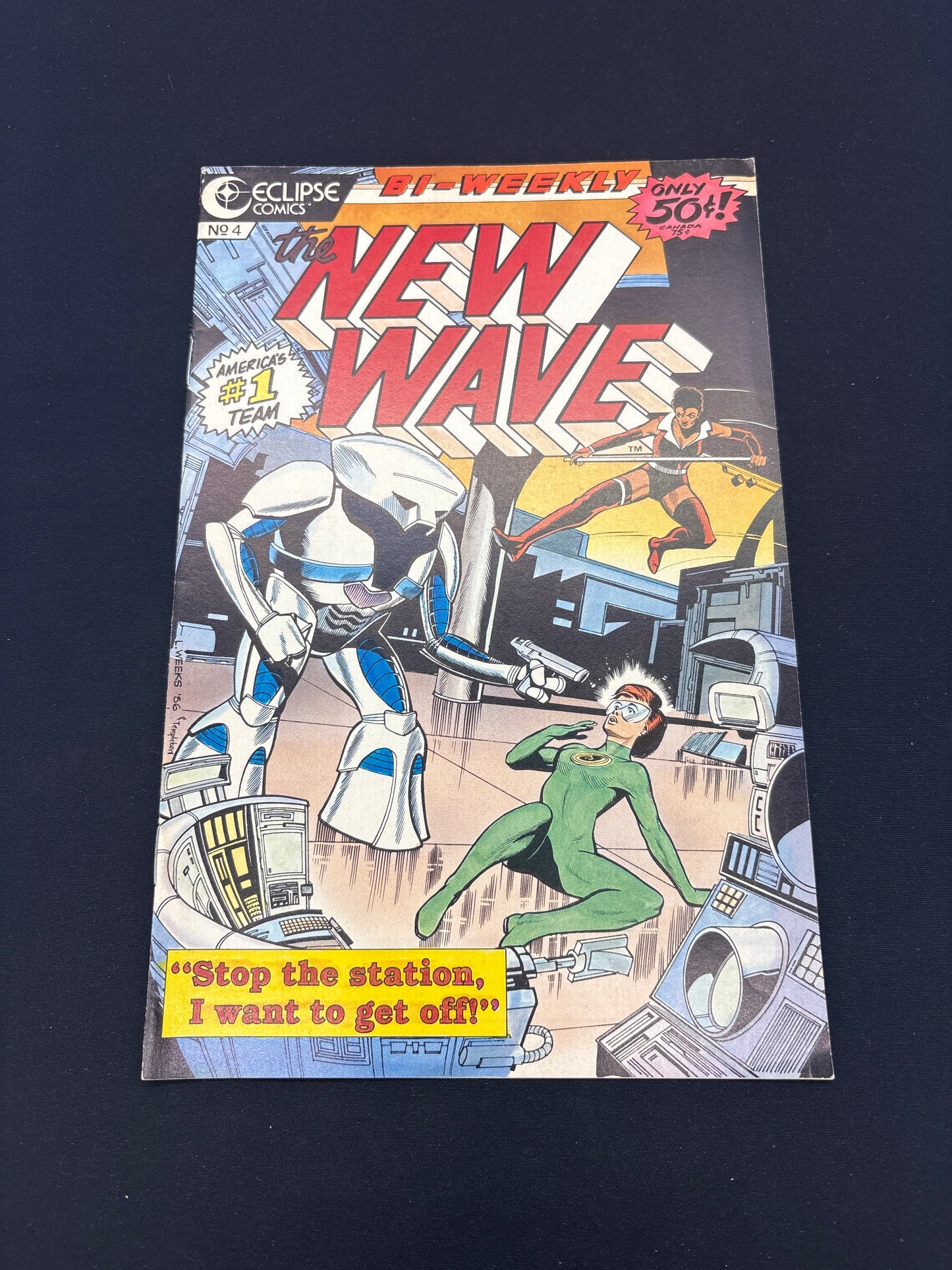 Auction Lot 98: Eclipse Comics The New Wave Issue 4 Comic Book