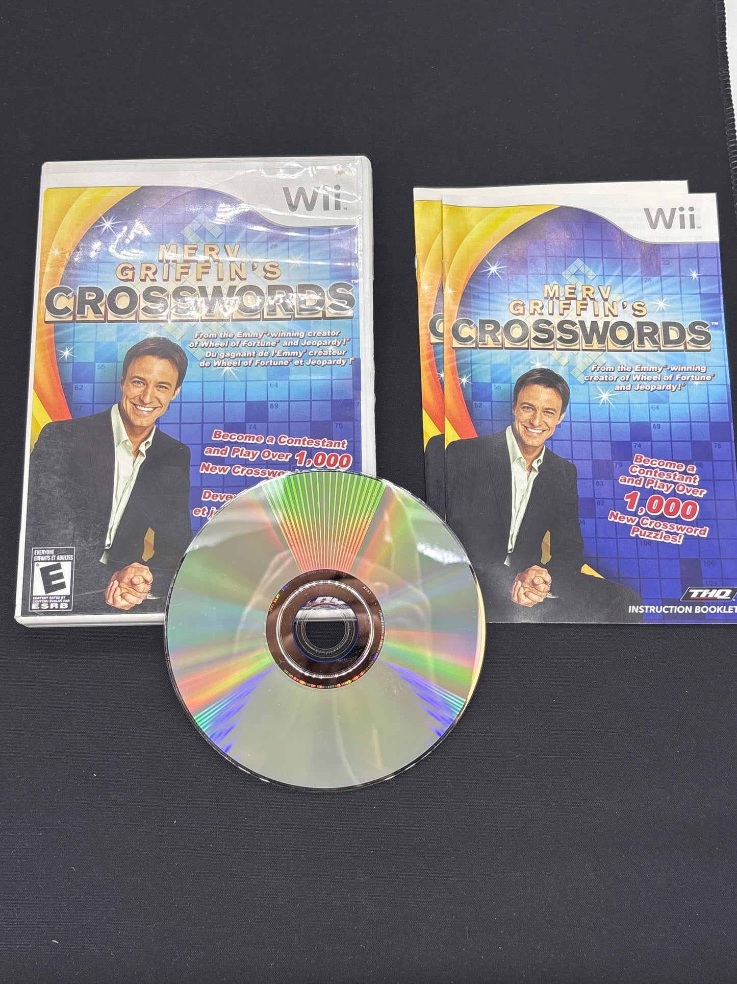 Auction Lot 29: Merv Griffins Crosswords Video Game Nintendo Wii CIB