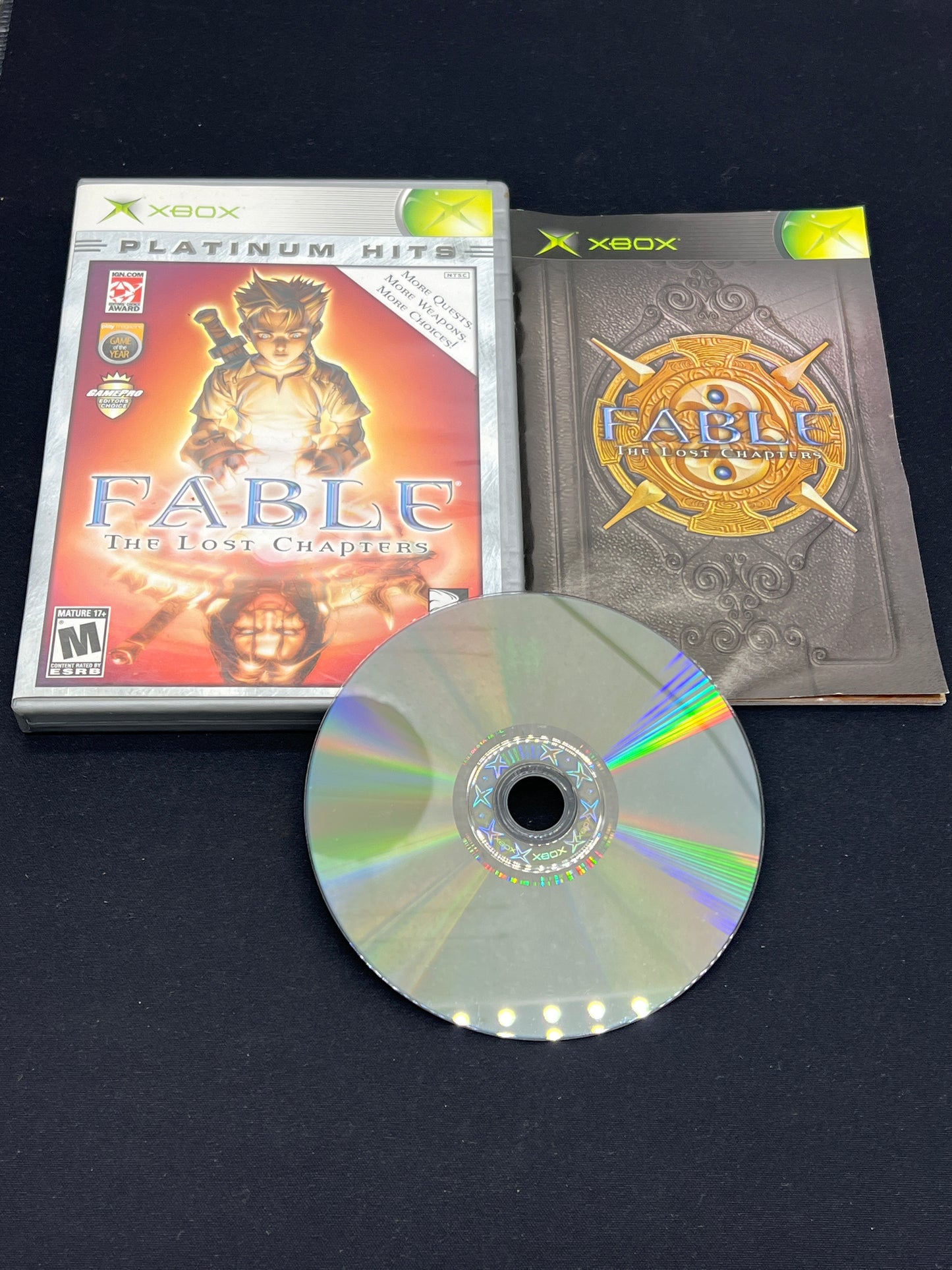 Auction Lot 37: XBOX Video Game Fable The Lost Chapter CIB