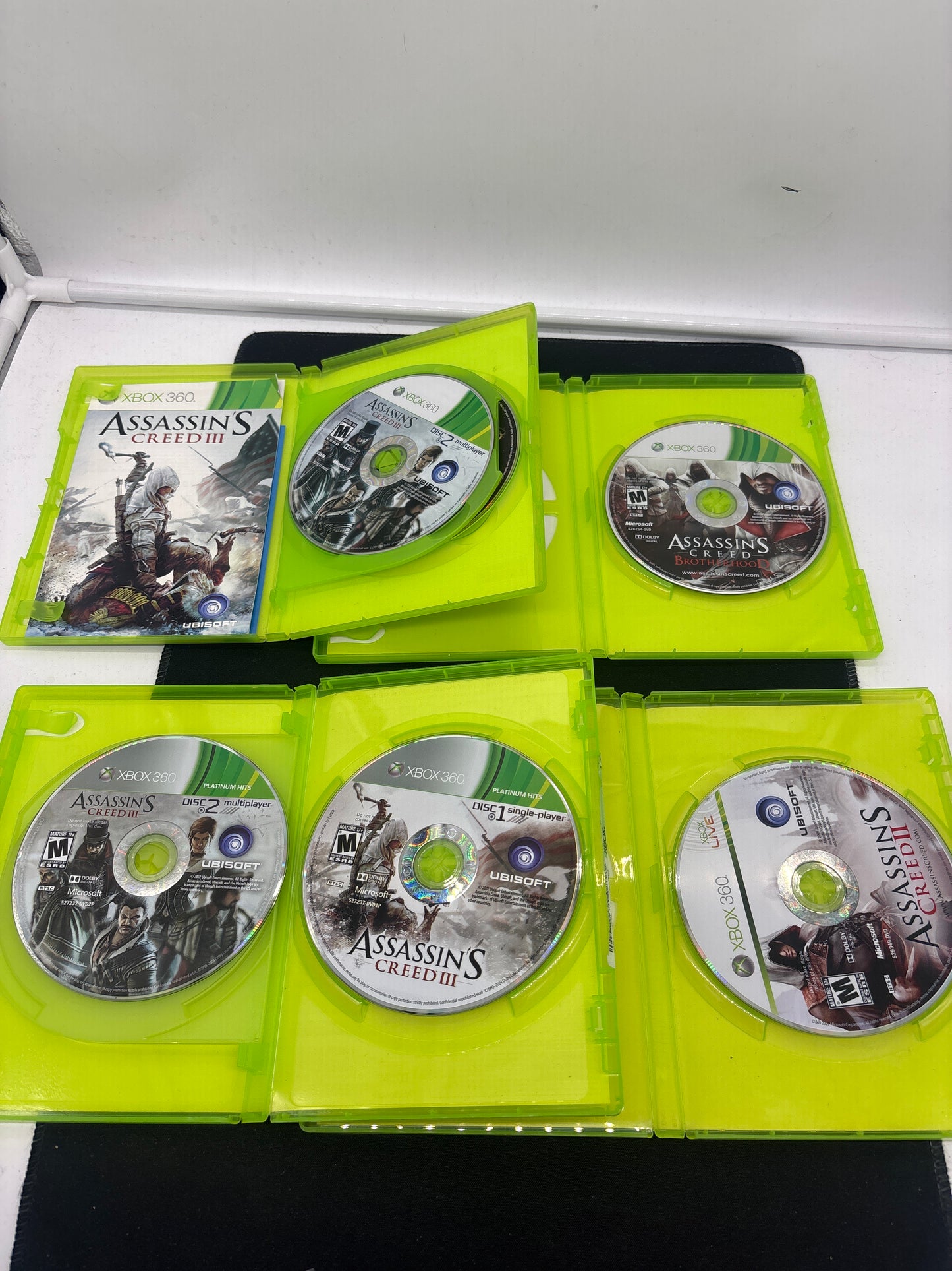 Auction Lot 273: XBOX 360 Video Game Lot of 4 Assassin's Creed Titles