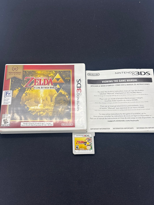 Auction Lot 36: Nintendo 3DS The Legend of Zelda A Link Between Worlds with Case & Cartridge