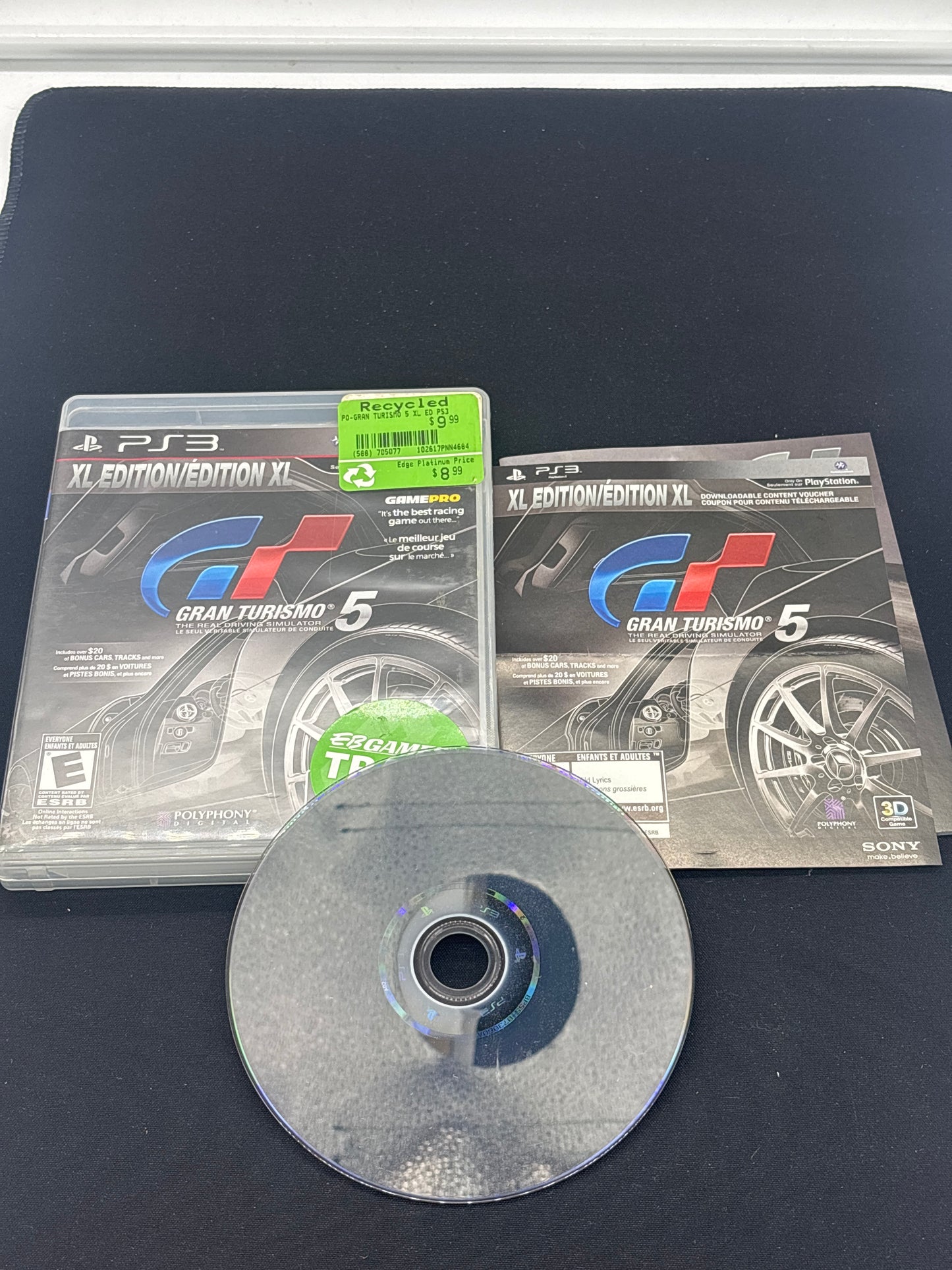 Auction Lot 91: PlayStation 3 Gran Turismo 5 XL Edition With Case & Disc