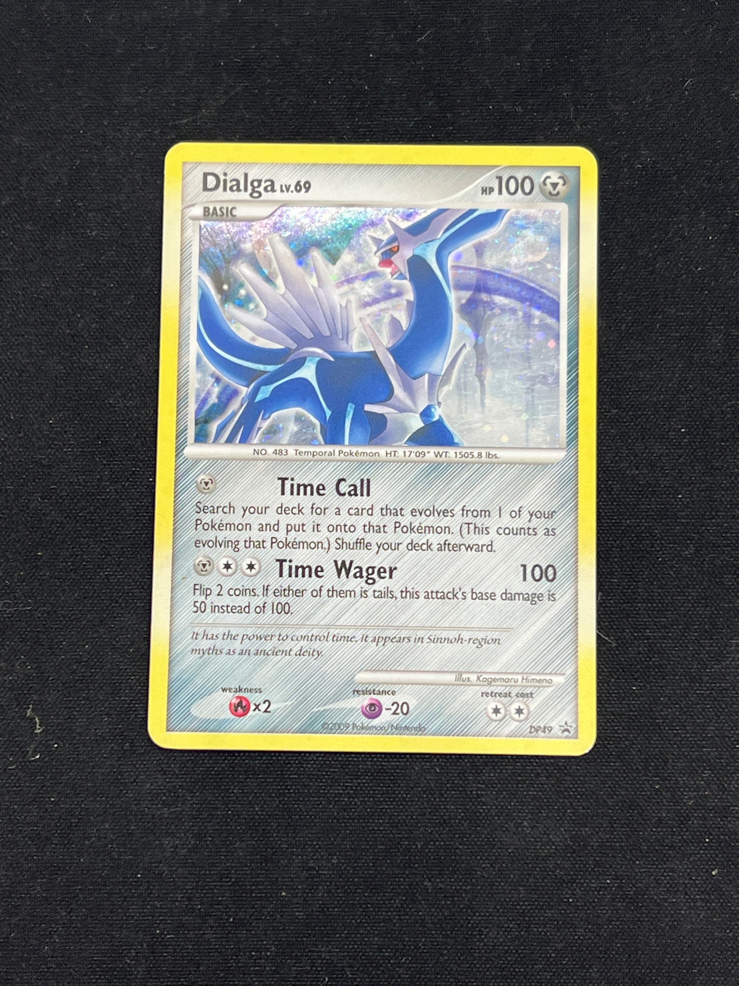 Auction Lot 241: Pokemon Cards Dialga Holo DP49 Black Star Promo Condition Vary