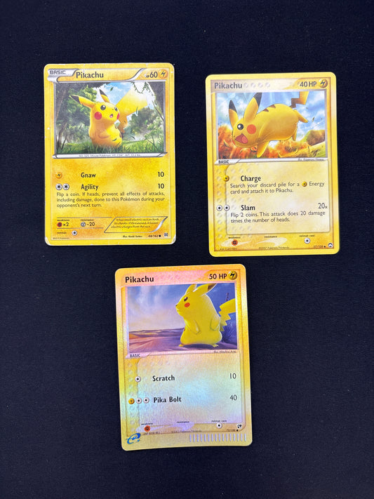 Auction Lot 32: Pikachu Card Lot 2 Conditions Vary
