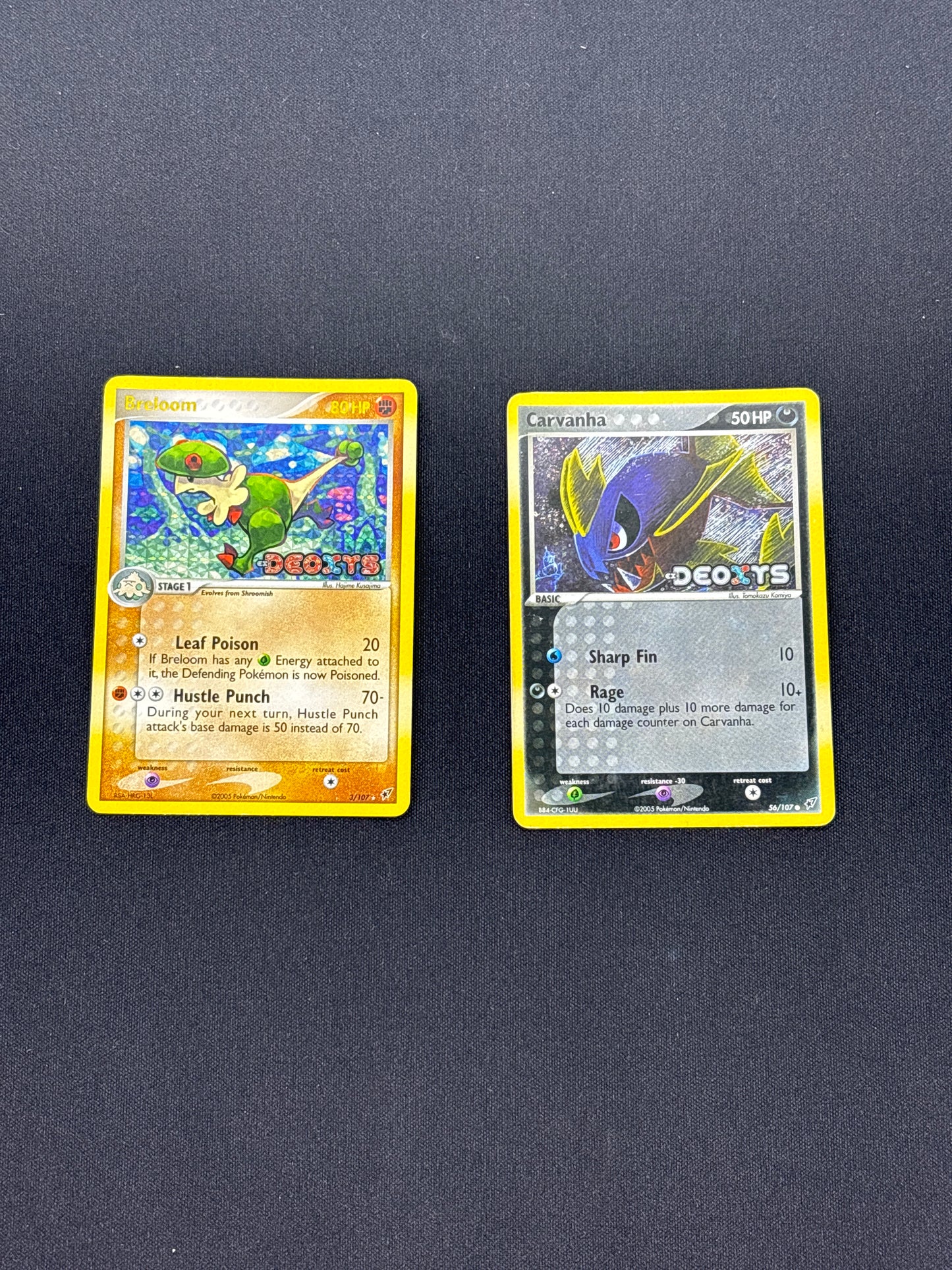 Auction Lot 61: Pokemon Stamped Holo Cards Lot 2 Conditions Vary