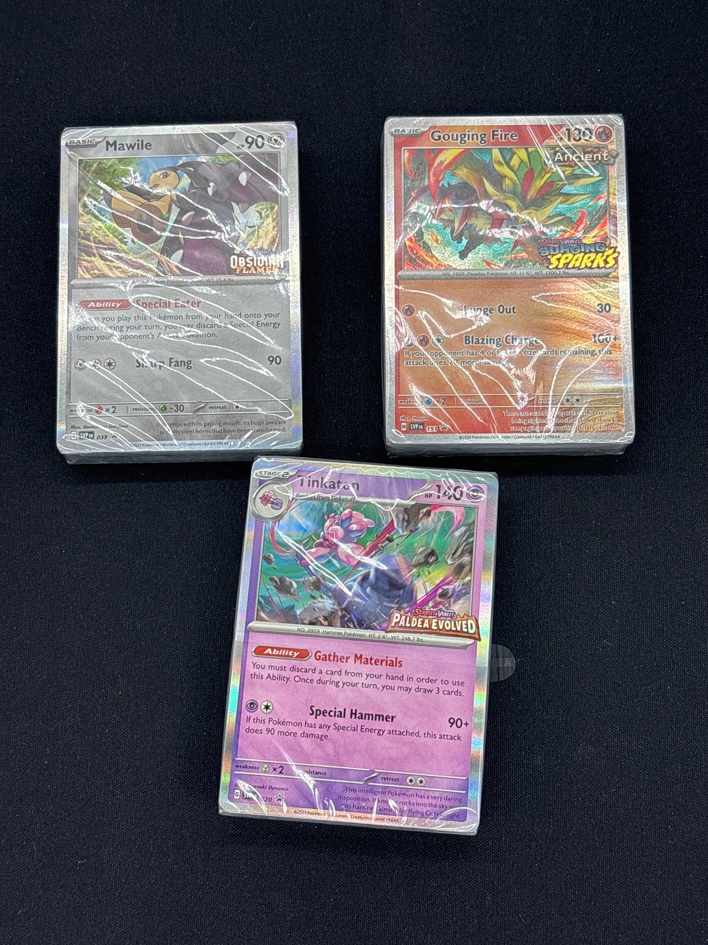 Auction Lot 78: Pokemon Scarlet And Violet Build and Battle Stamped Holo Deck Lot 1