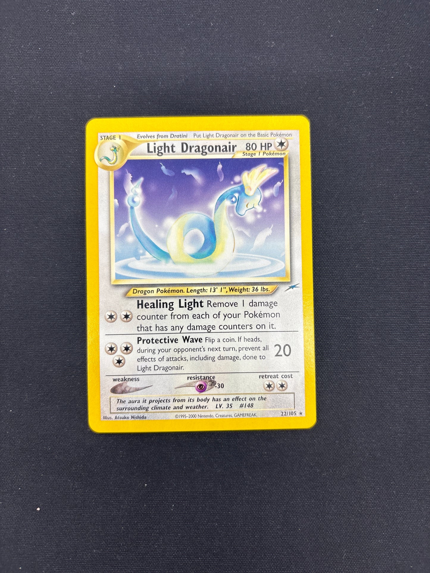 Auction Lot 246: Pokemon Cards Light Dragonair Neo Destiny Conditions Vary