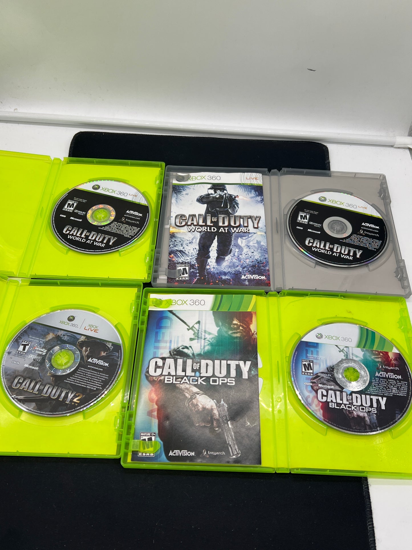 Auction Lot 61: XBOX 360 Video Game Call of Duty Assorted Lot