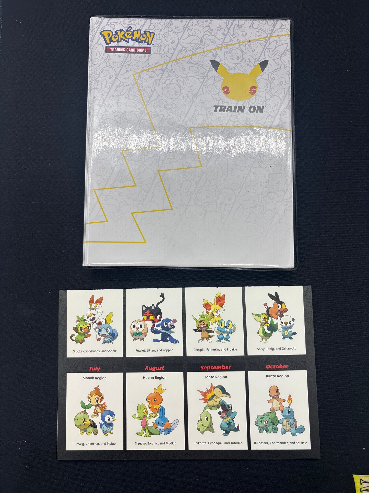 Auction Lot 393: Pokemon Celebrations Jumbo Card Binder Single Page Lightly Used