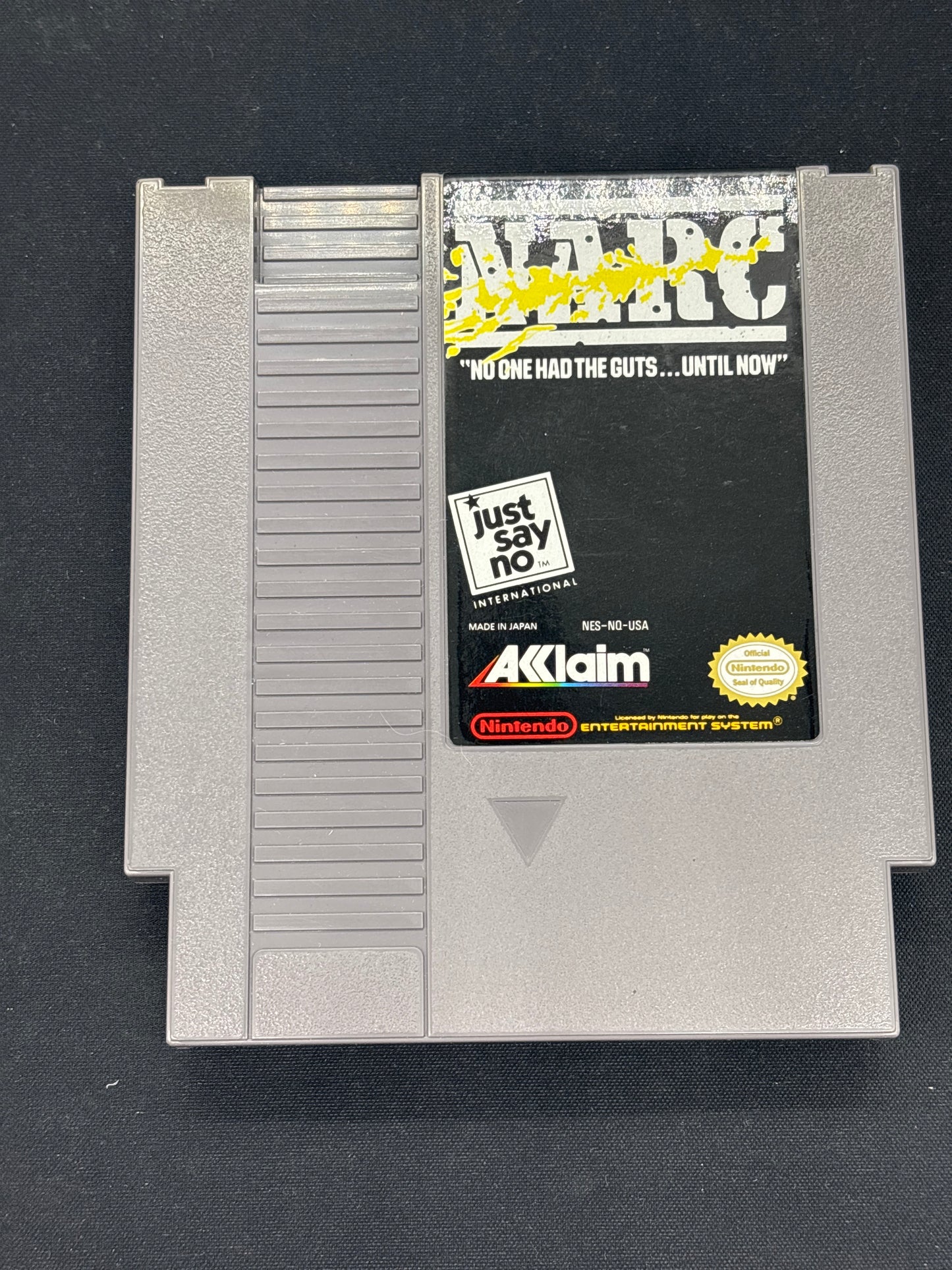 Auction Lot 153: Nintendo NES NARC Cartridge Only