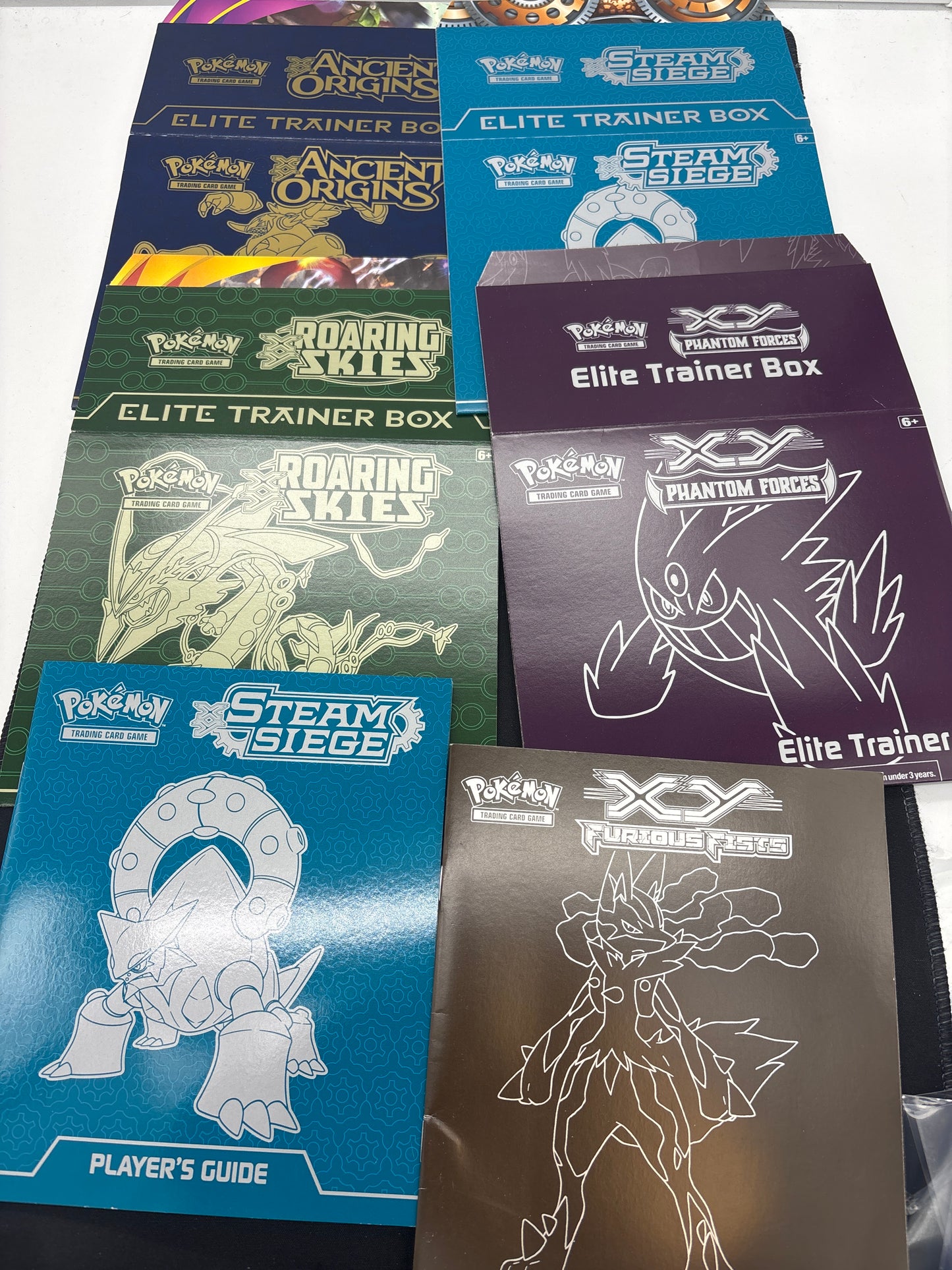 Auction Lot 295: Pokemon Card XY EMPTY ETB Manual & Cover