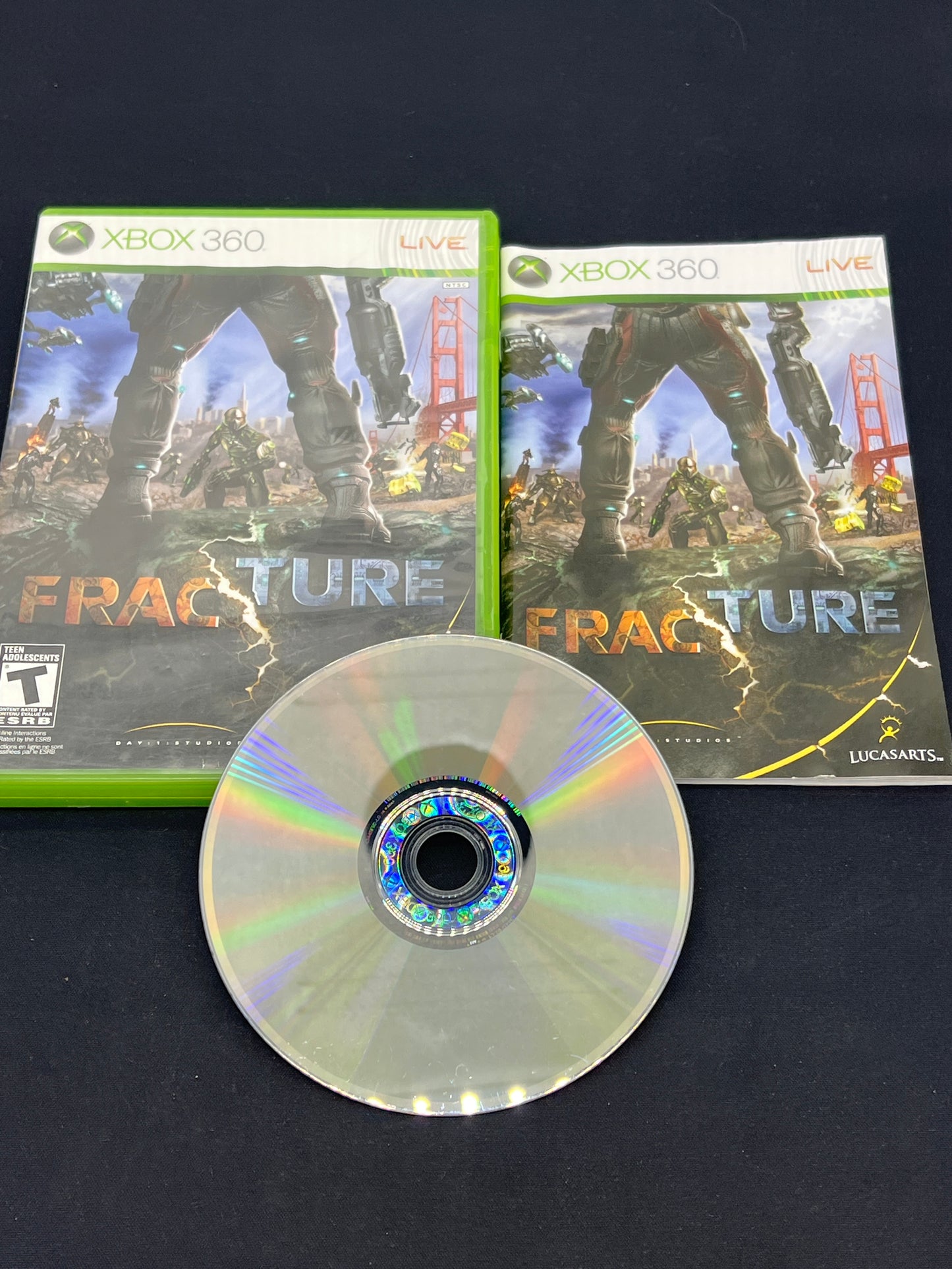 Auction Lot 118: XBox360 Video Game Fracture CIB