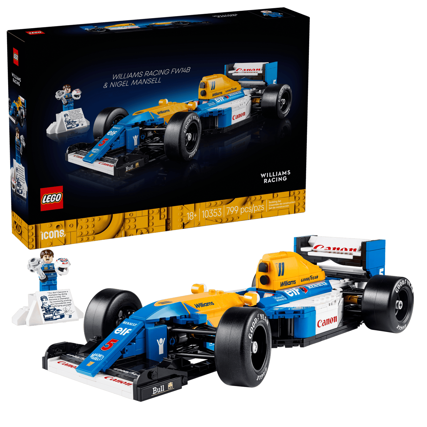 10353 Williams Racing FW14B & Nigel Mansell