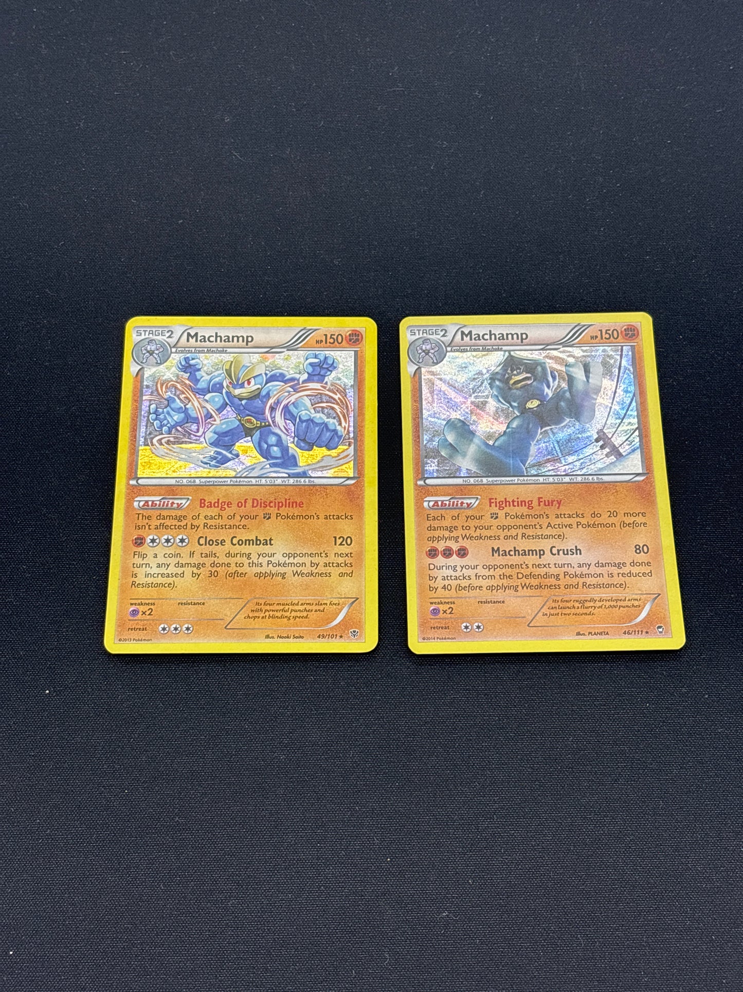 Auction Lot 208: Pokemon Cards Machamp Card Lot Conditions Vary