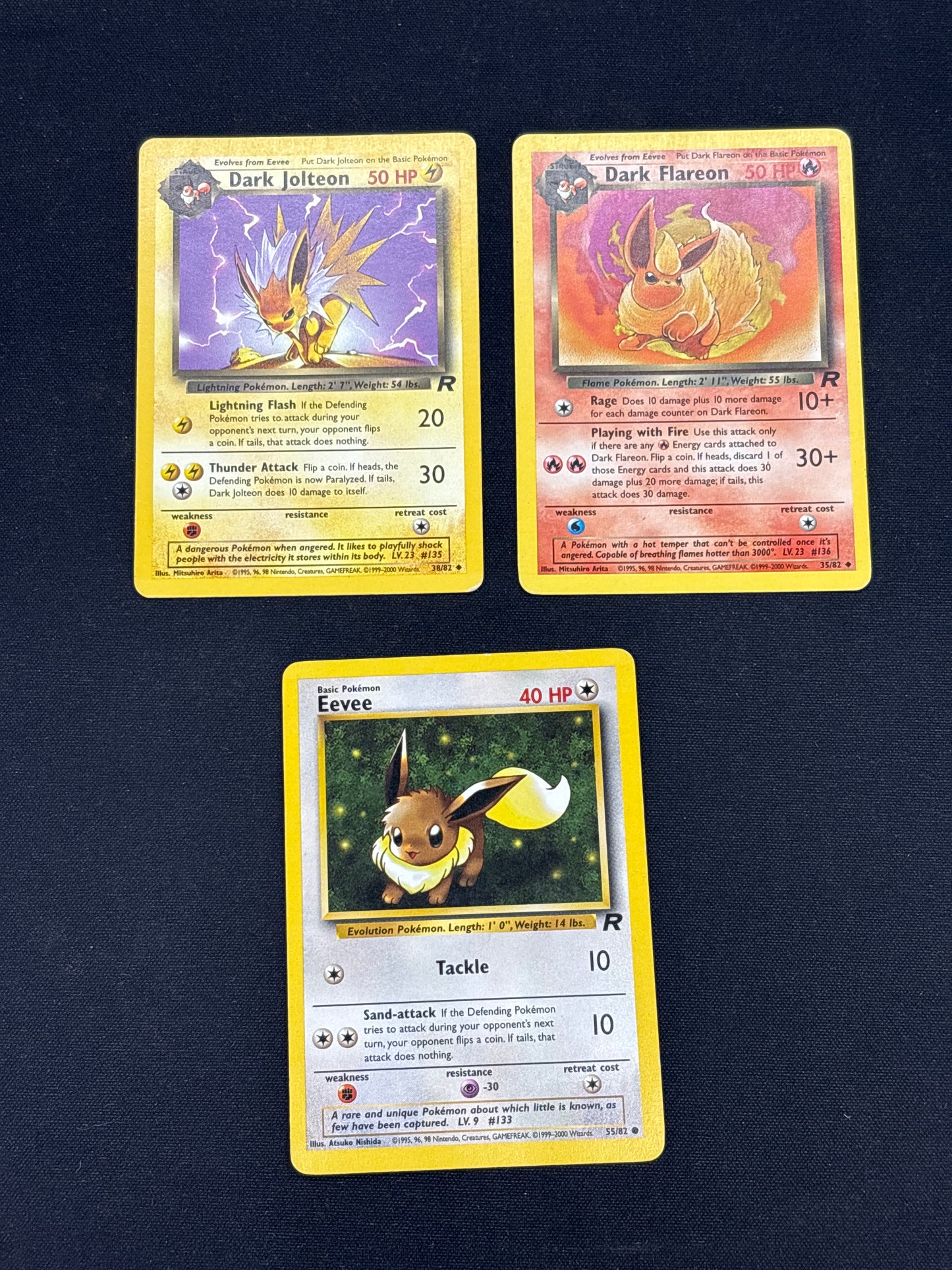 Auction Lot 30: Pokemon Team Rocket Card Lot Conditions Vary