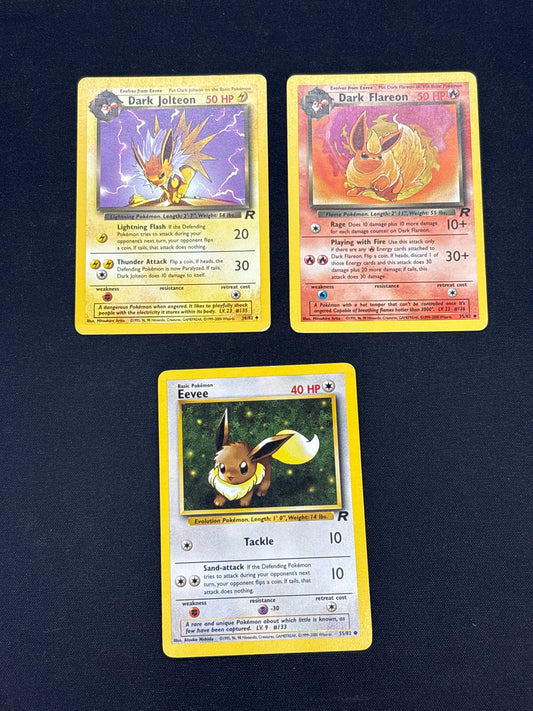 Auction Lot 30: Pokemon Team Rocket Card Lot Conditions Vary
