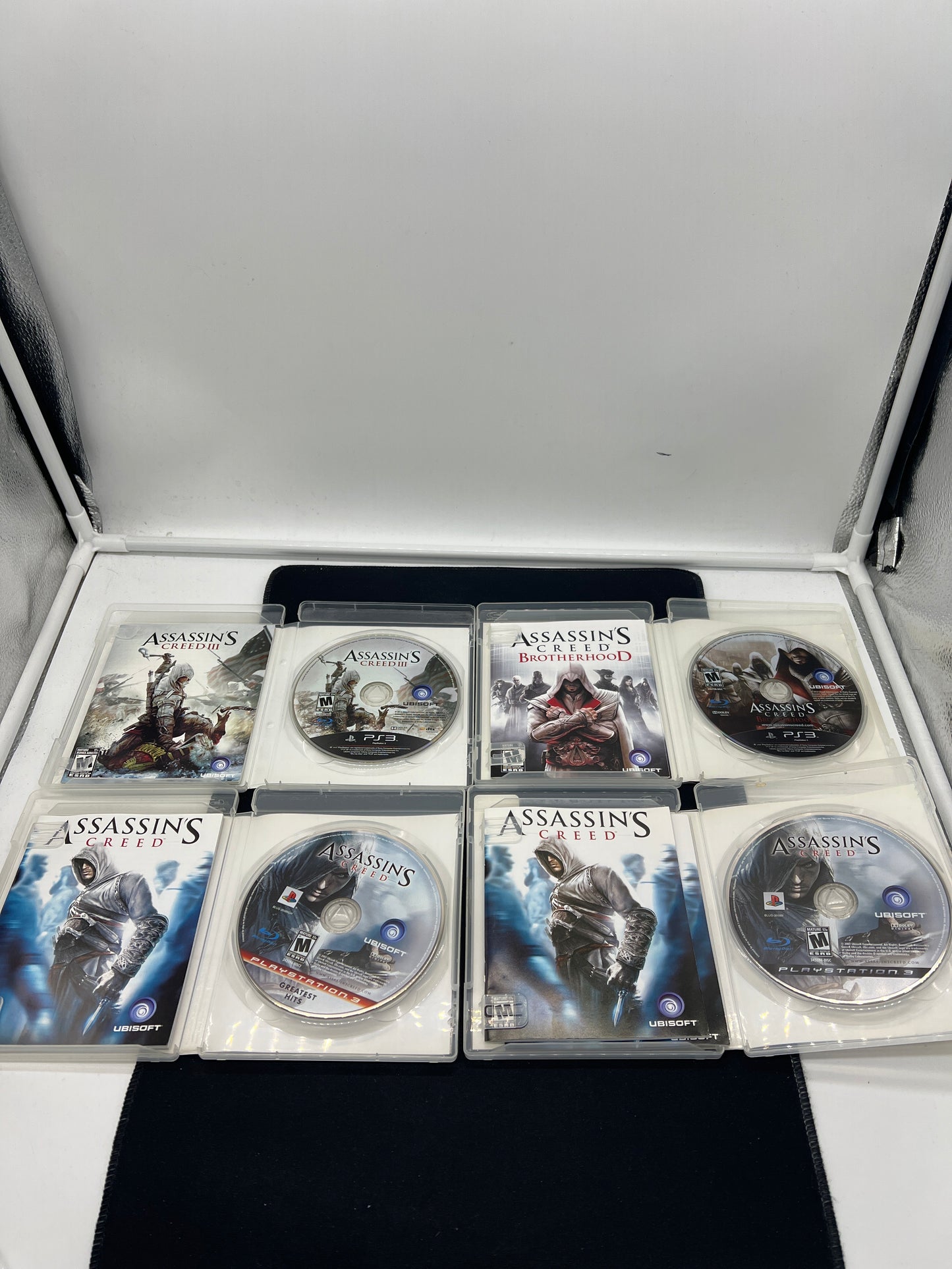 Auction Lot 56: Playstation 3 Video Game Lot of 4 Assassin's Creed Games CIB